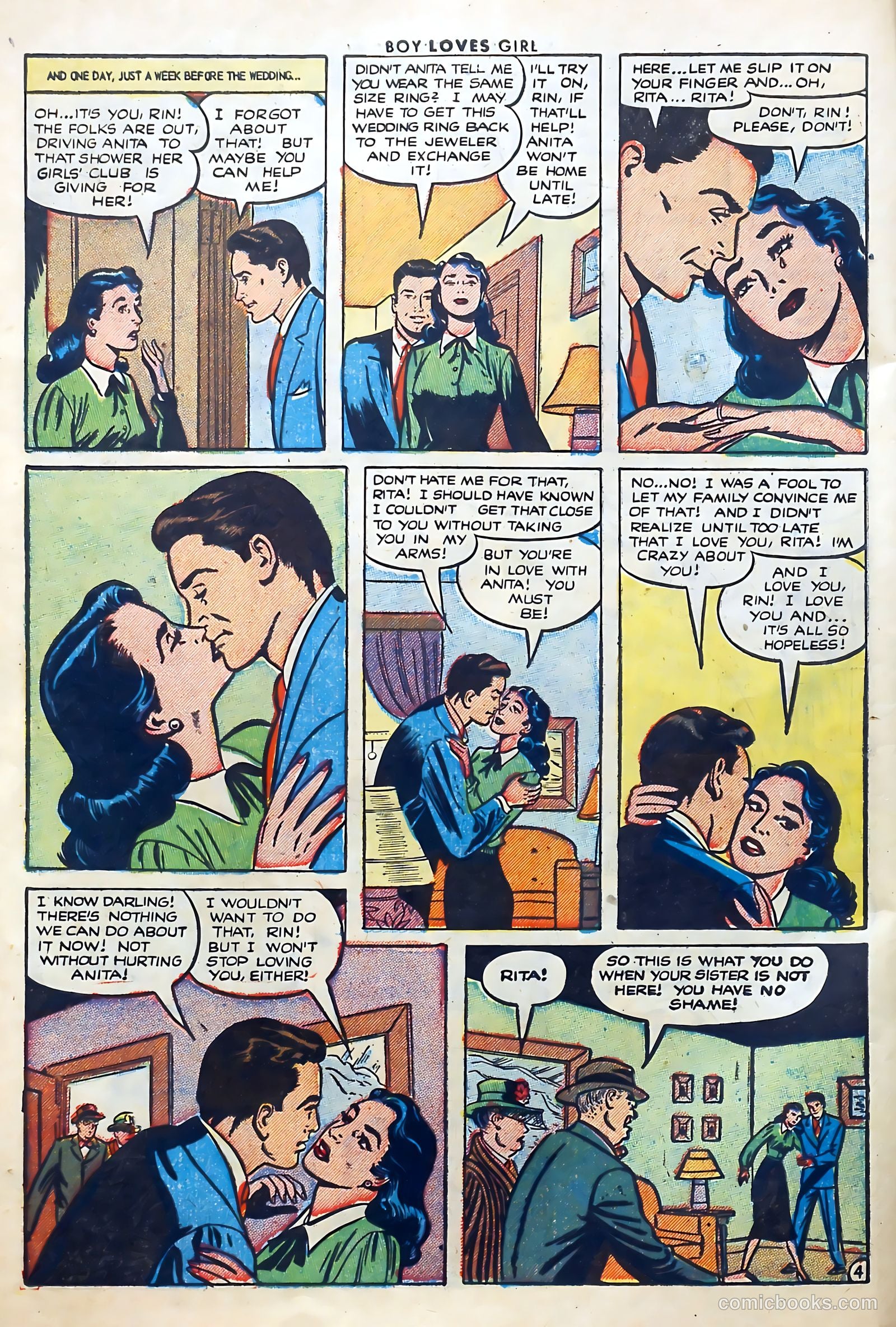 Boy Loves Girl #38 (1953) — page 6 of 36