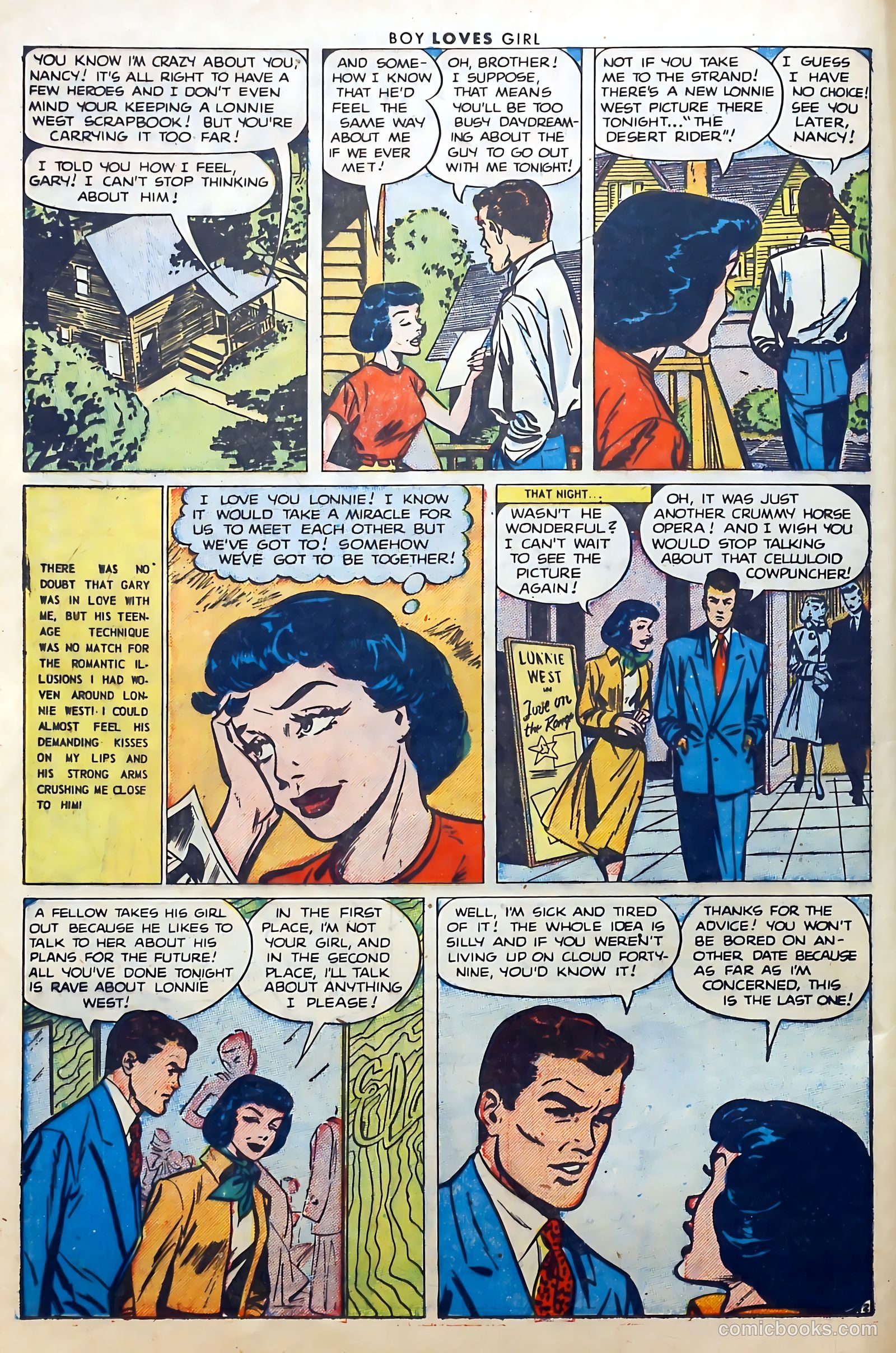 Boy Loves Girl #38 (1953) — page 12 of 36