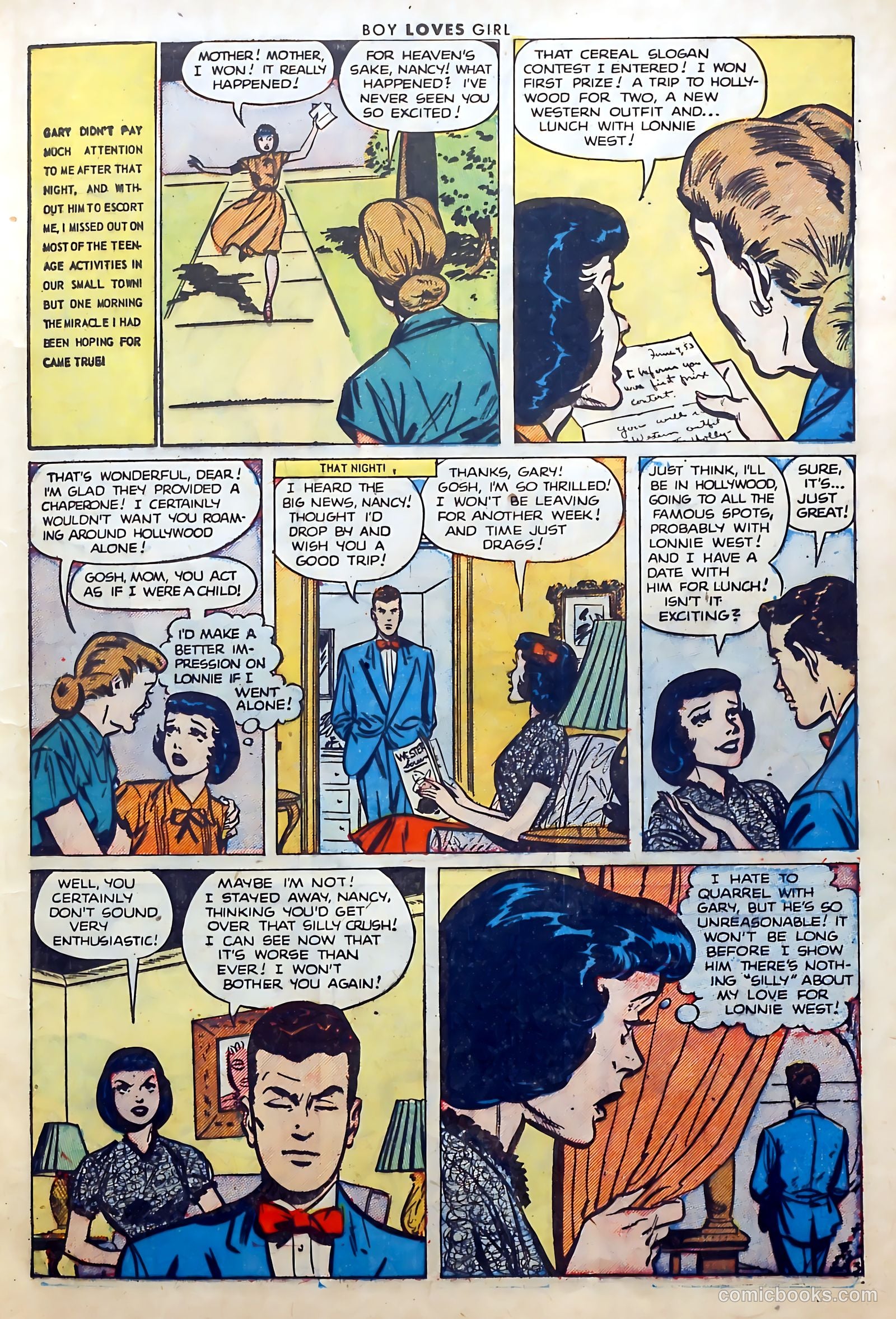 Boy Loves Girl #38 (1953) — page 13 of 36