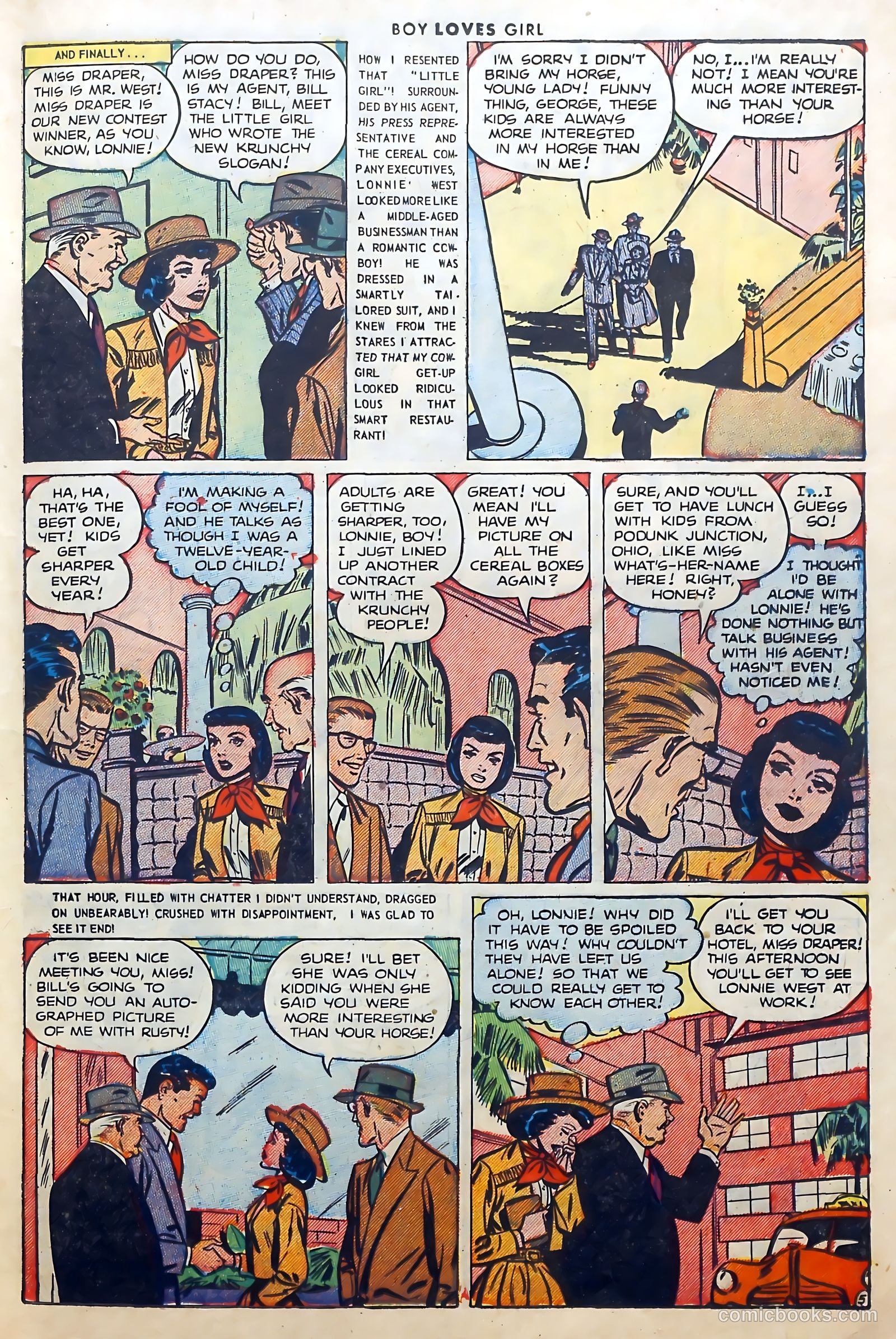 Boy Loves Girl #38 (1953) — page 15 of 36