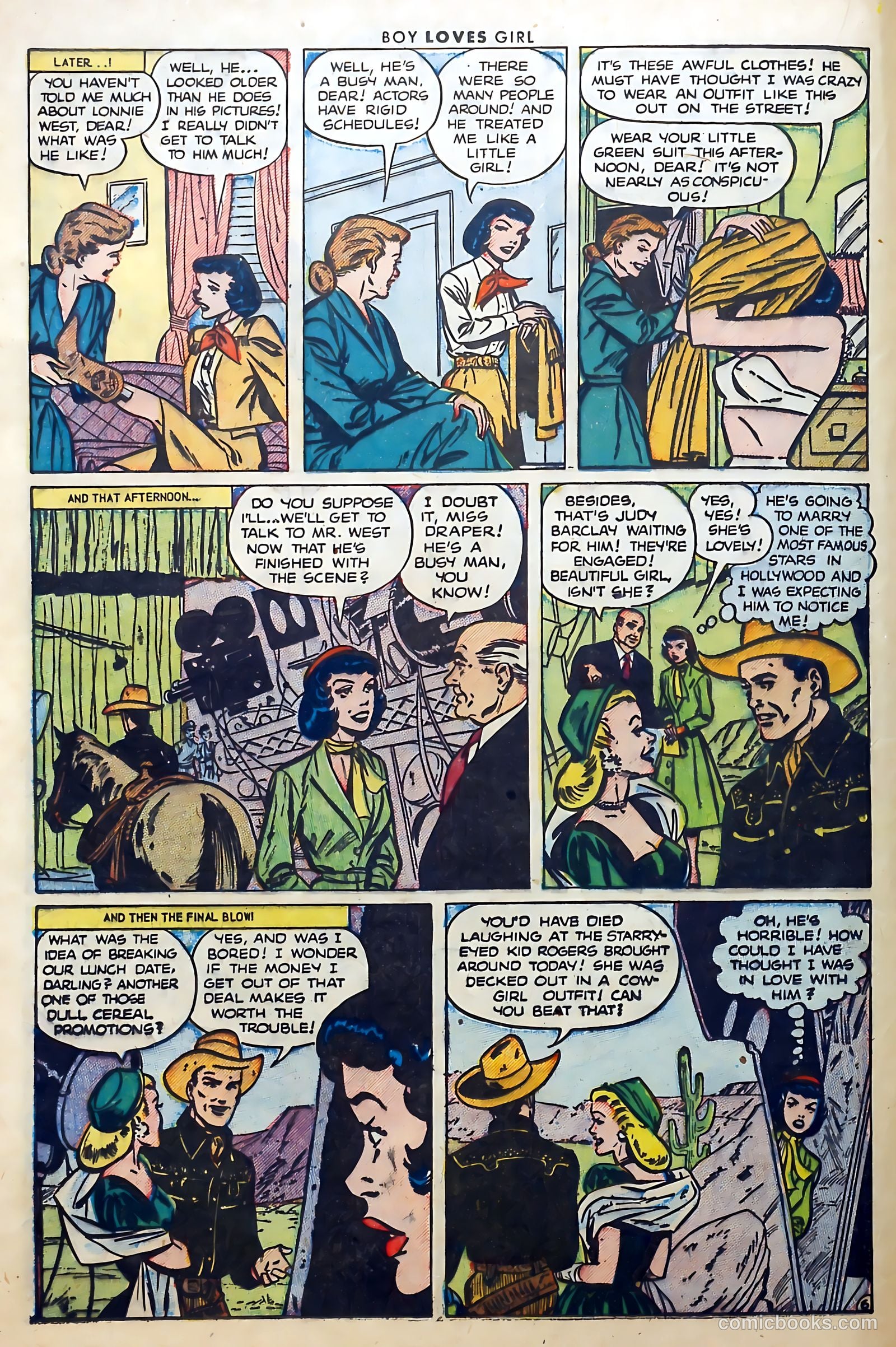 Boy Loves Girl #38 (1953) — page 16 of 36