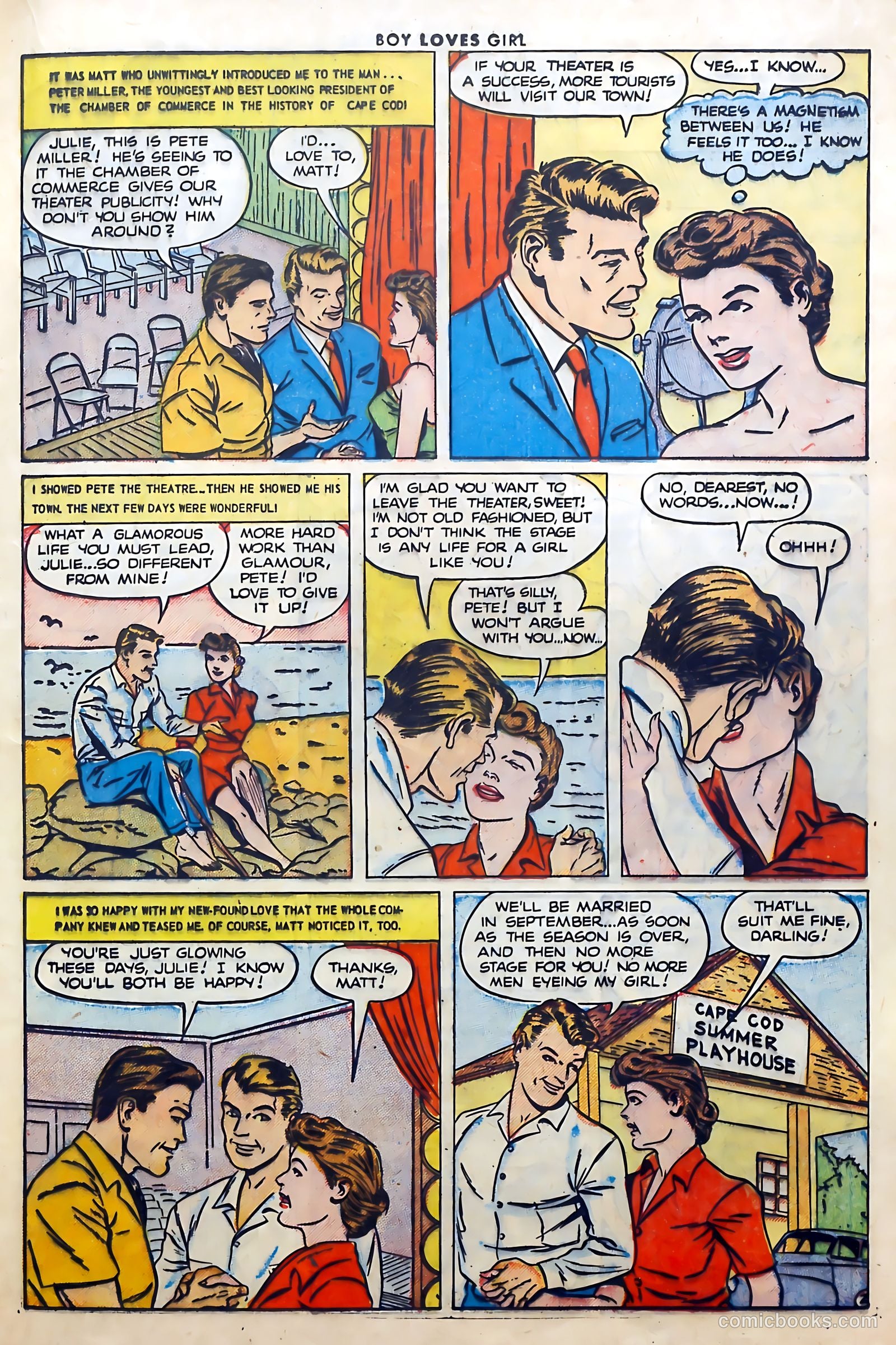 Boy Loves Girl #38 (1953) — page 21 of 36