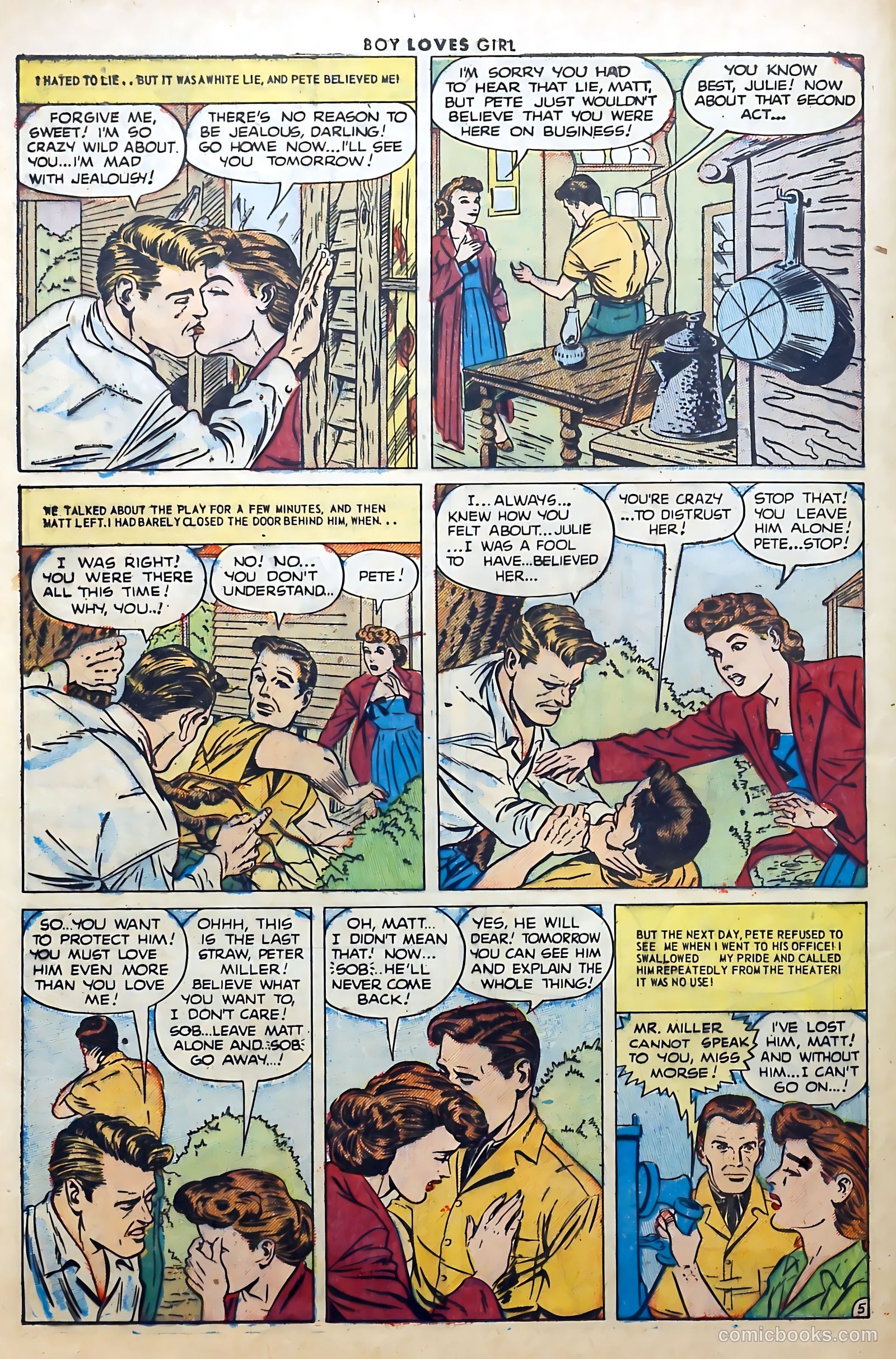 Boy Loves Girl #38 (1953) — page 24 of 36