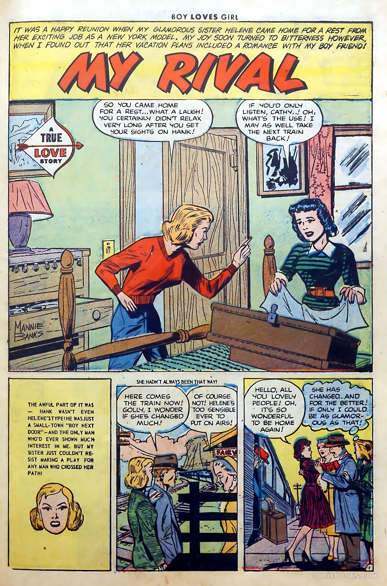Boy Loves Girl #38 (1953) — page 27 of 36