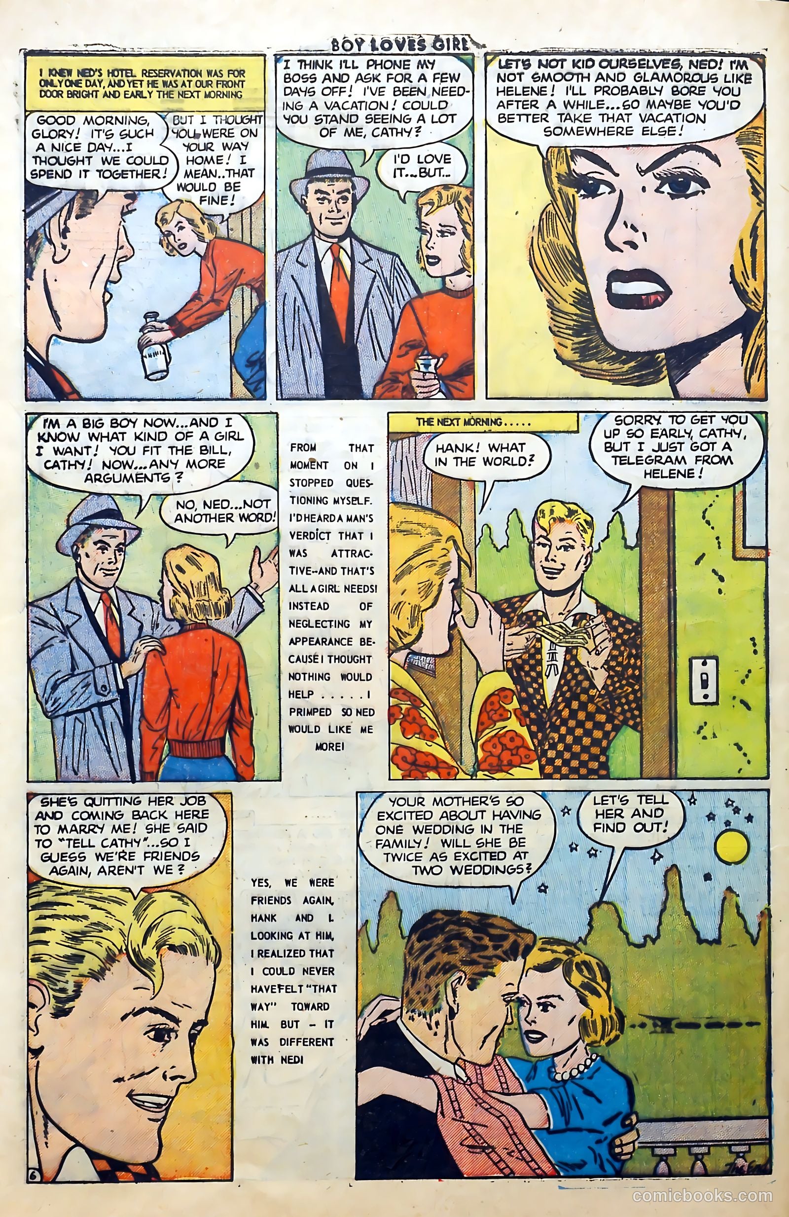 Boy Loves Girl #38 (1953) — page 32 of 36