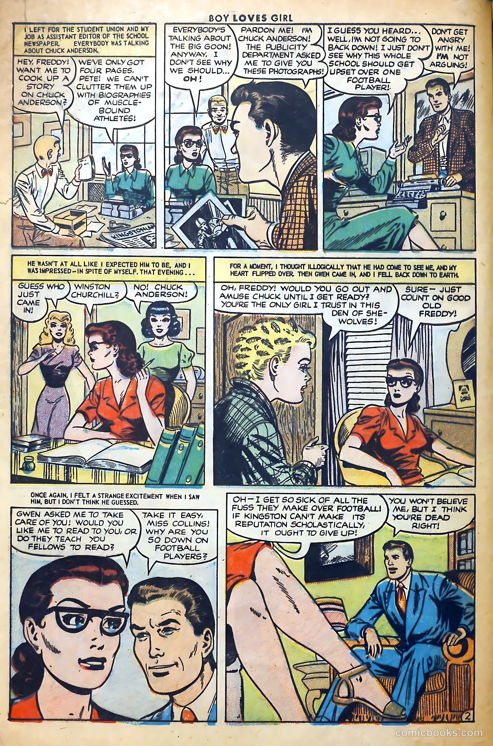 Boy Loves Girl #39 (1953) — page 4 of 36