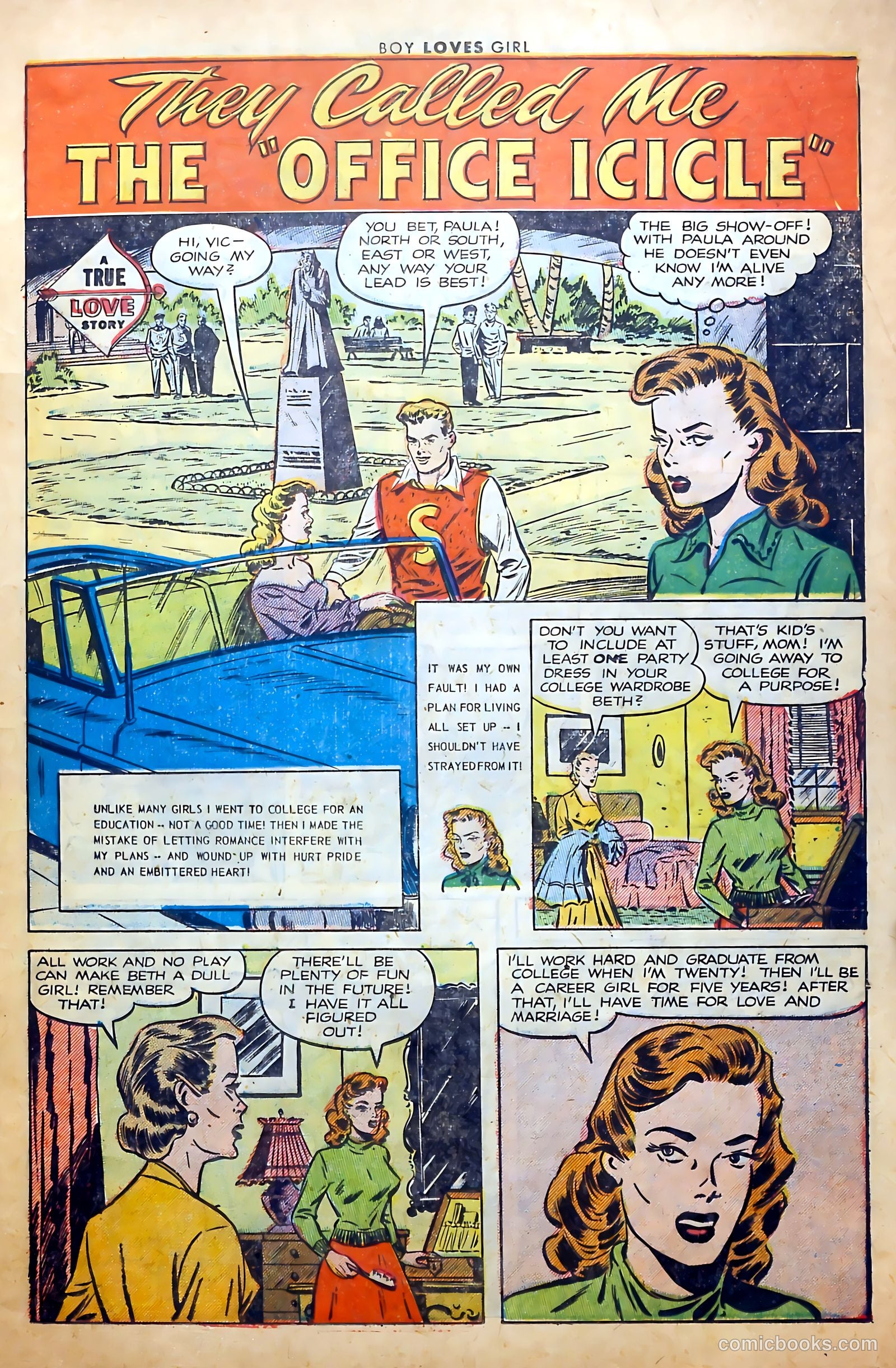 Boy Loves Girl #39 (1953) — page 11 of 36