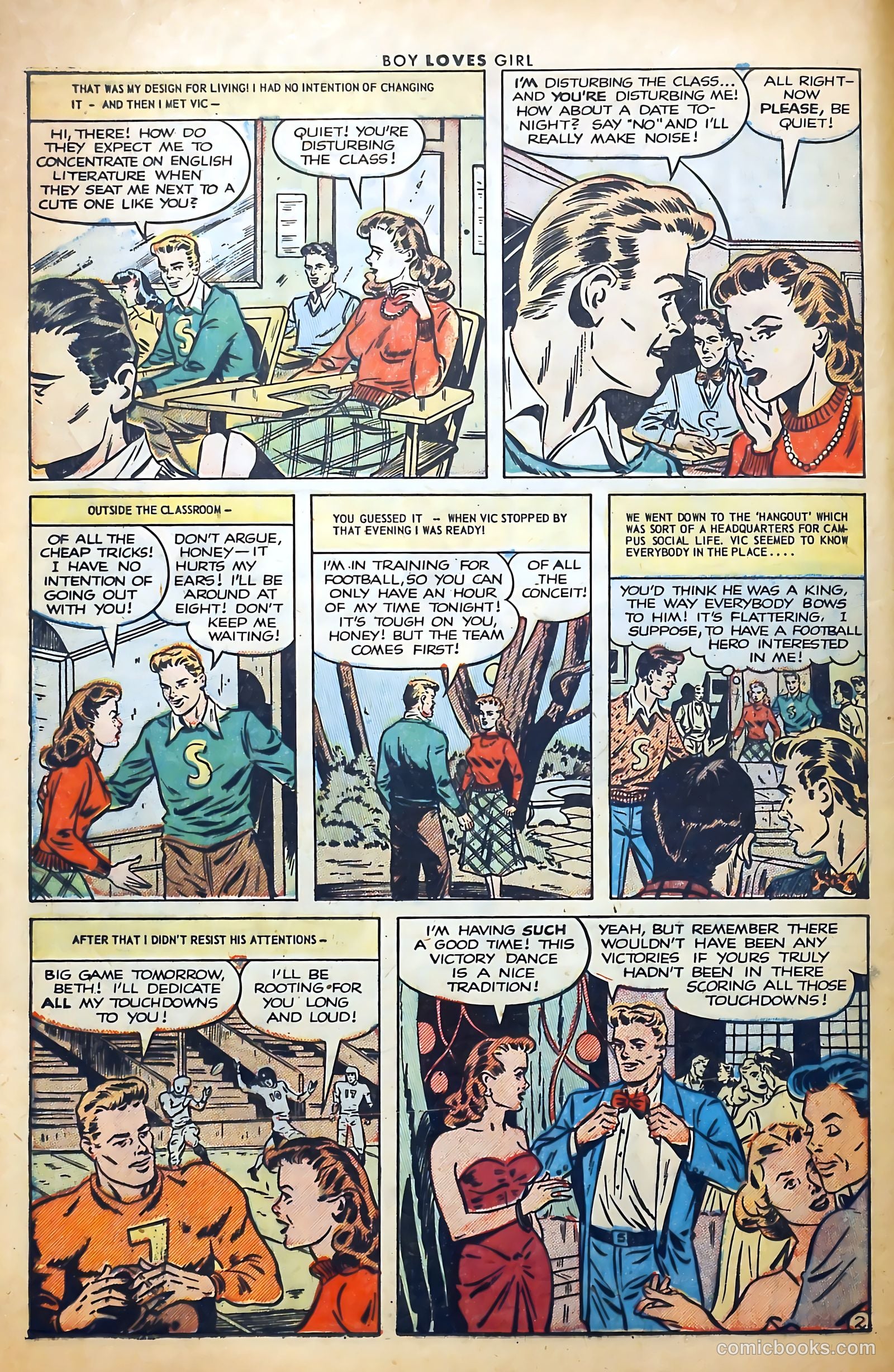 Boy Loves Girl #39 (1953) — page 12 of 36