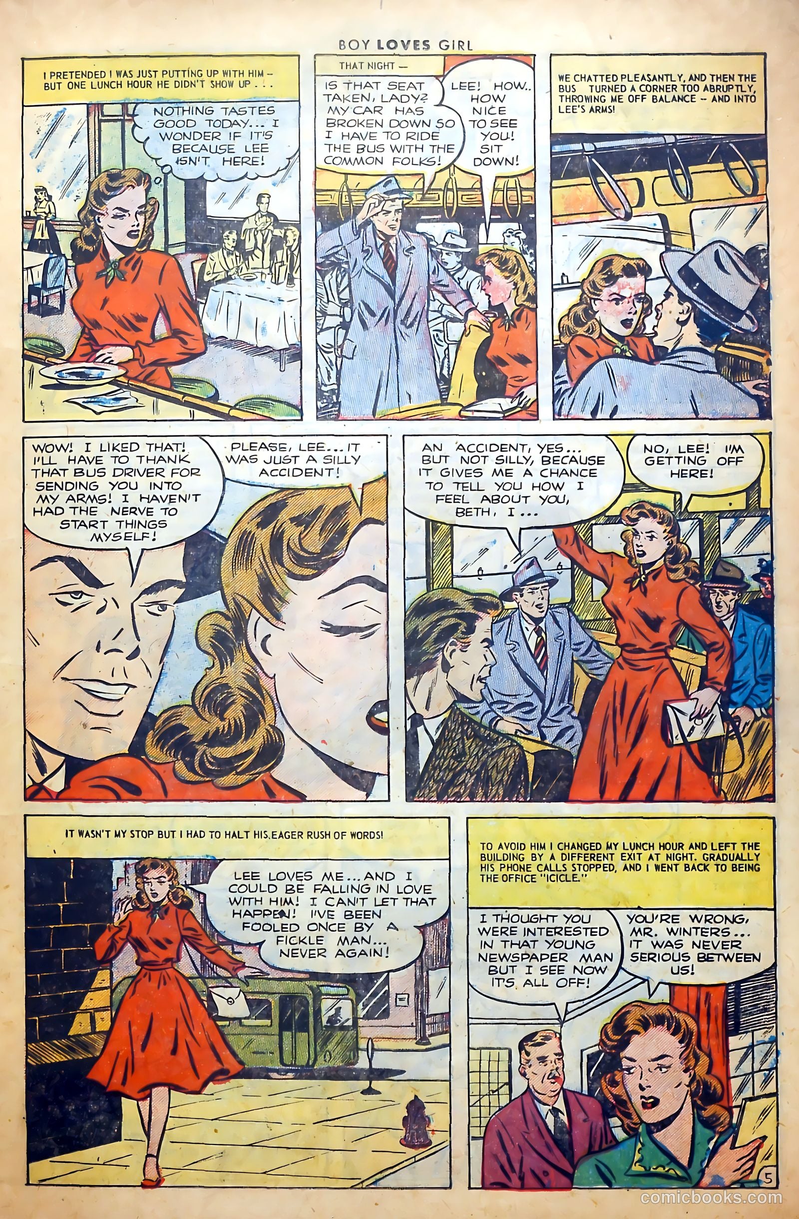 Boy Loves Girl #39 (1953) — page 15 of 36