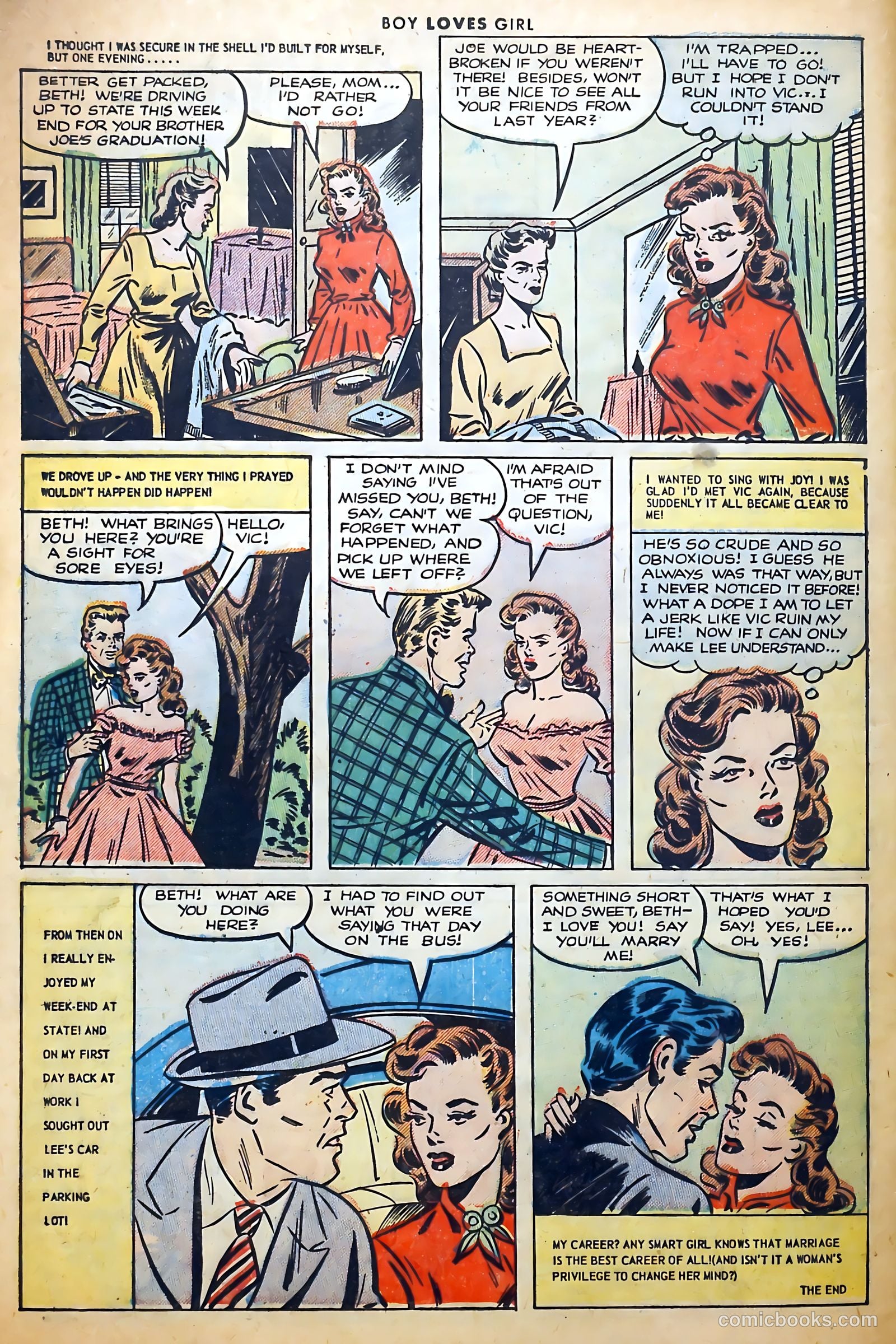 Boy Loves Girl #39 (1953) — page 16 of 36