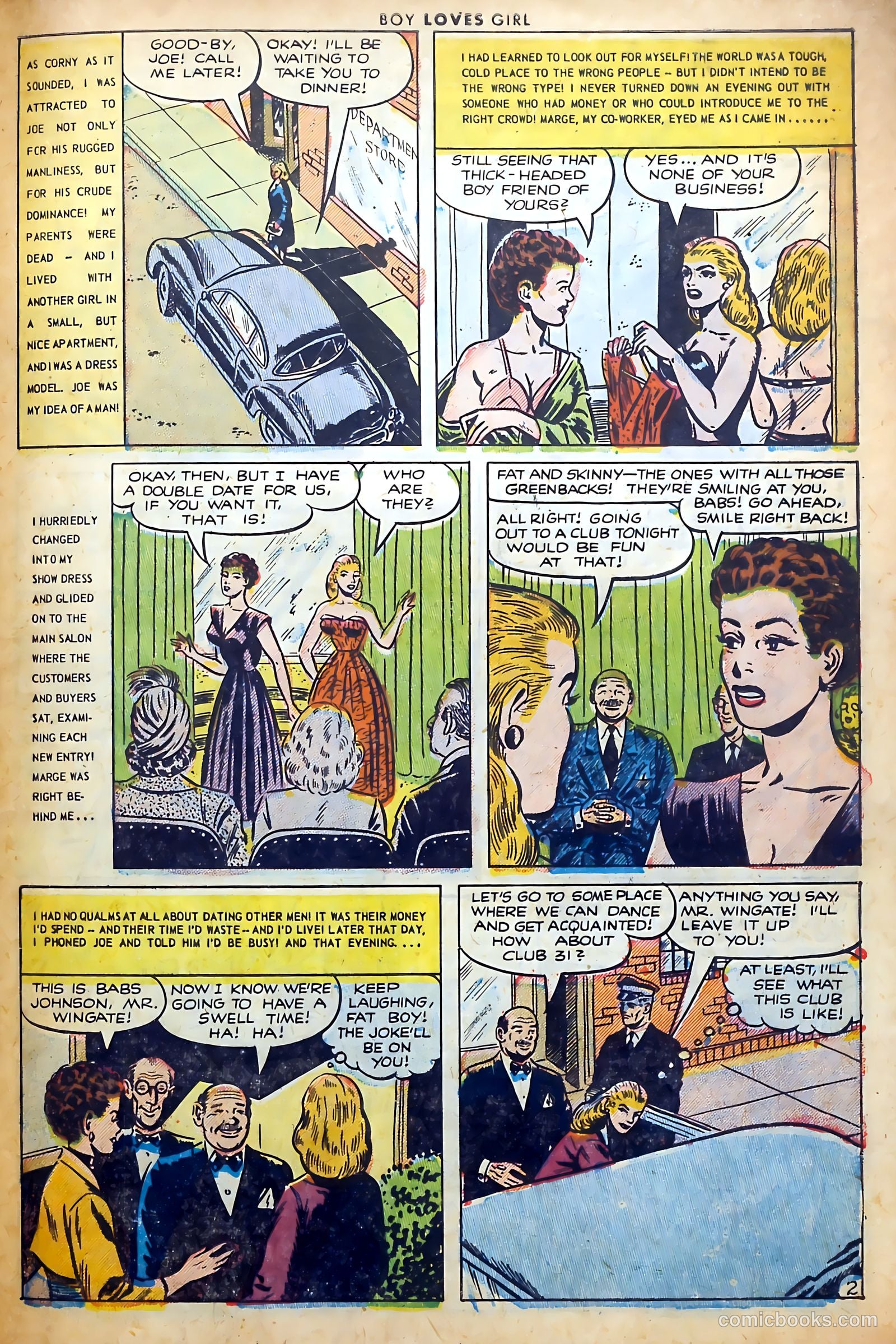 Boy Loves Girl #39 (1953) — page 27 of 36