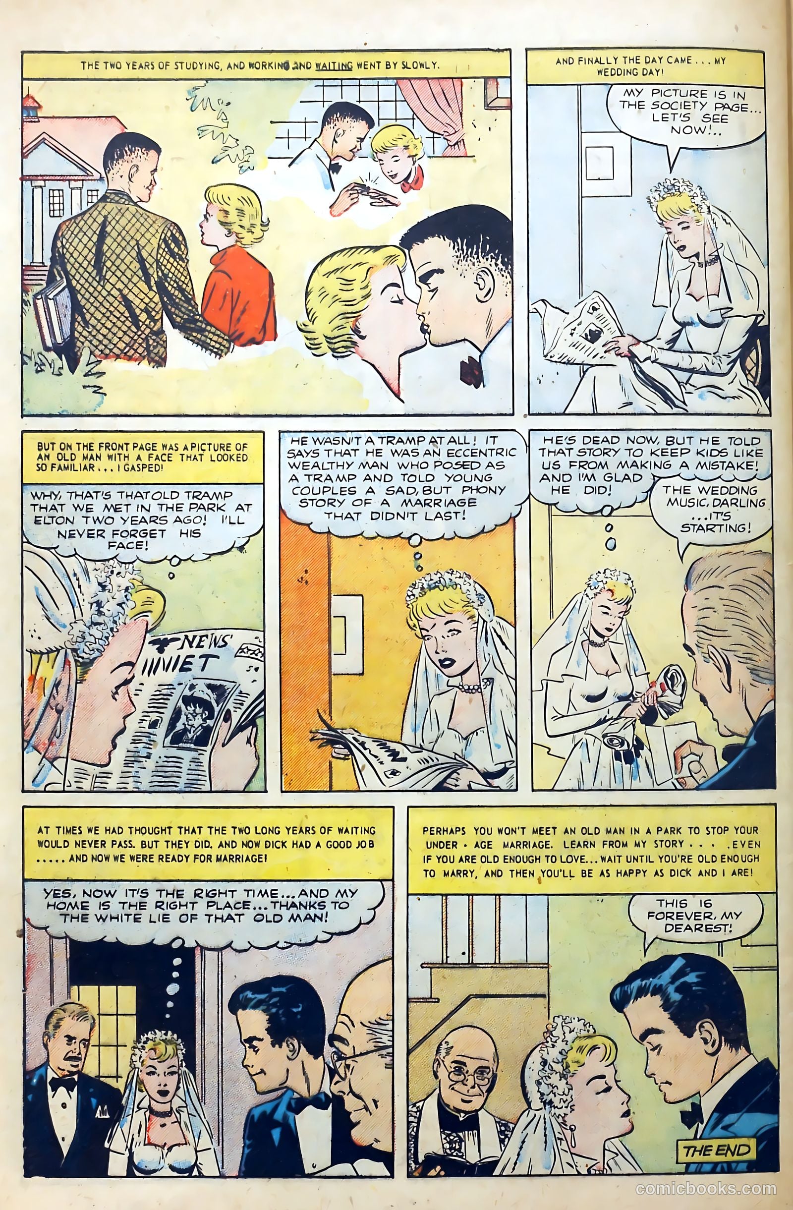 Boy Loves Girl #41 (1953) — page 32 of 37