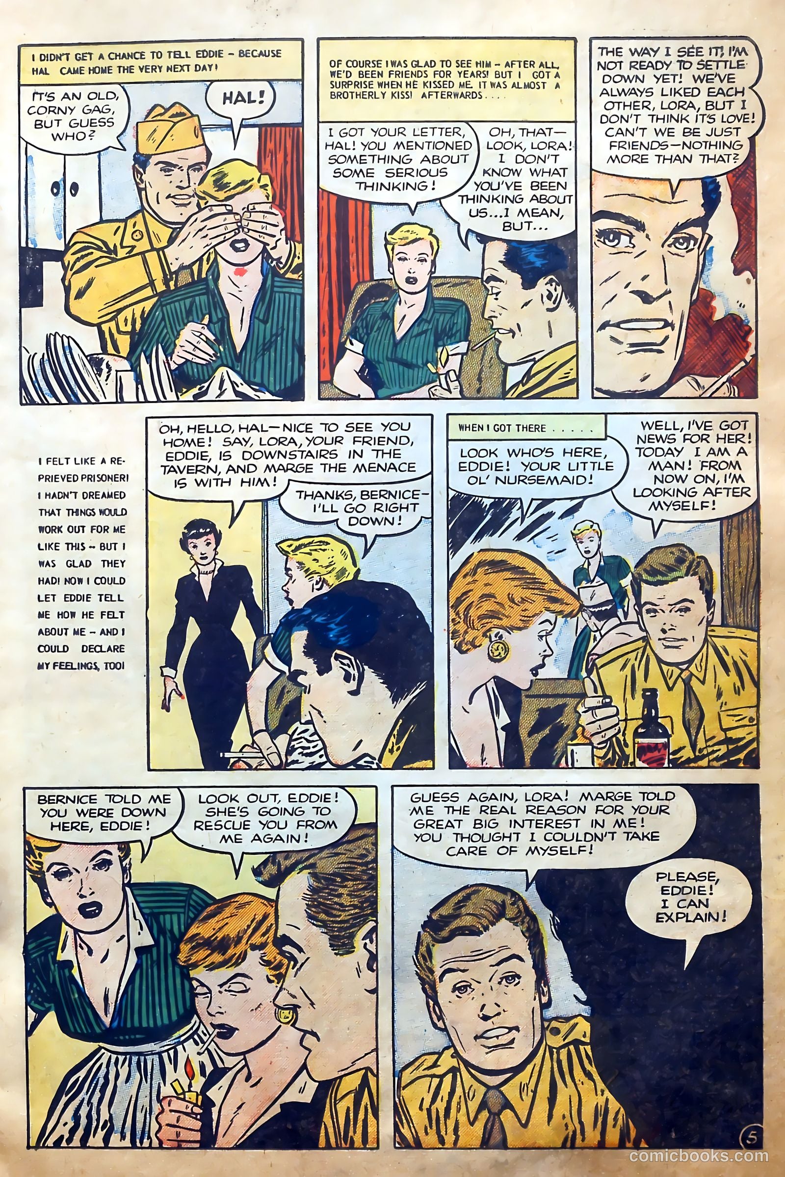 Boy Loves Girl #42 (1954) — page 7 of 37