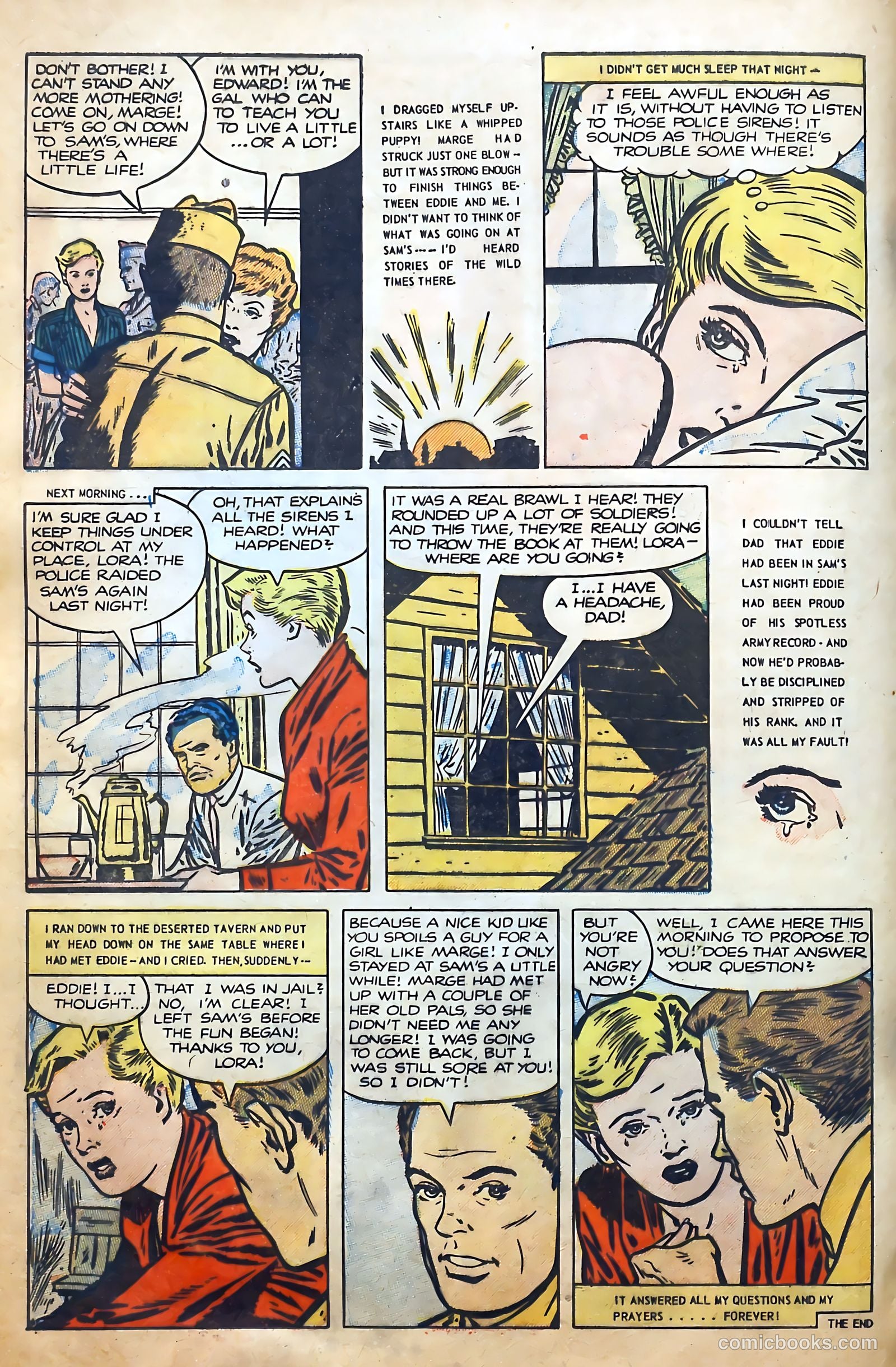Boy Loves Girl #42 (1954) — page 8 of 37