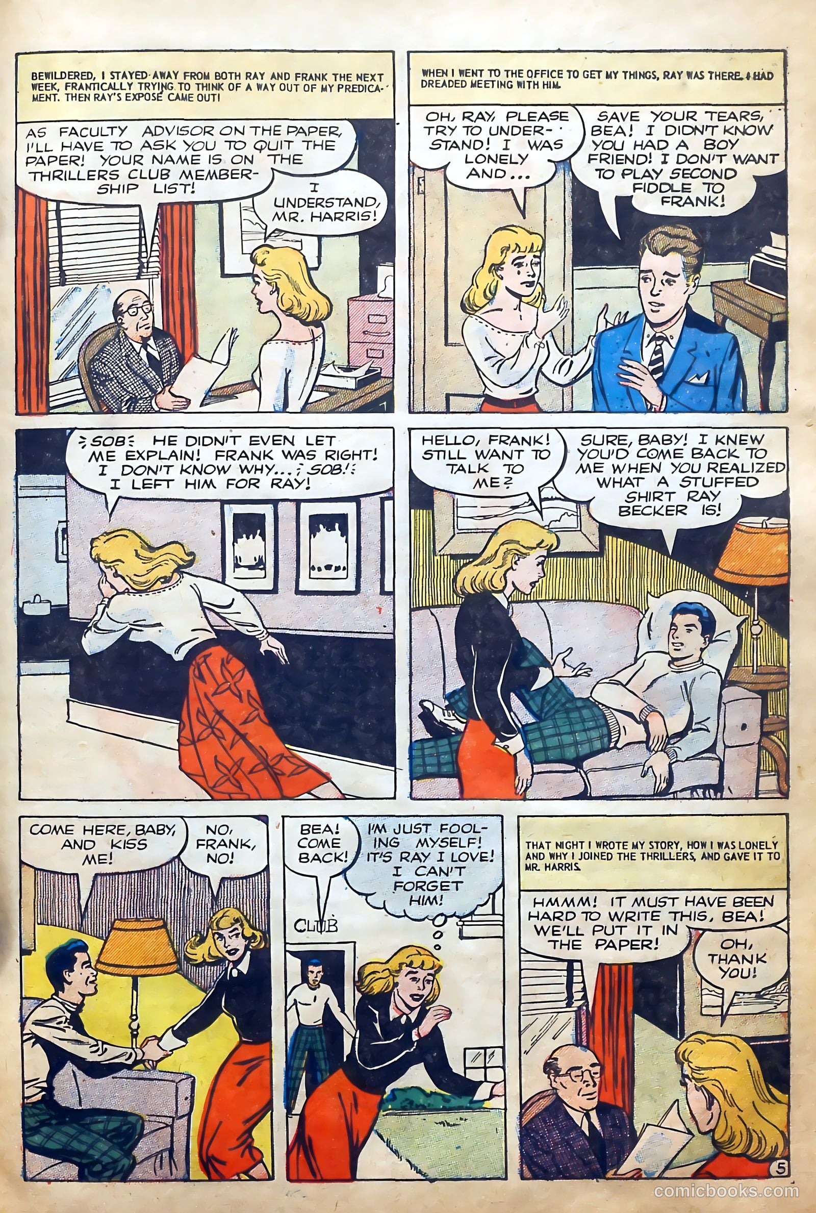 Boy Loves Girl #42 (1954) — page 31 of 37