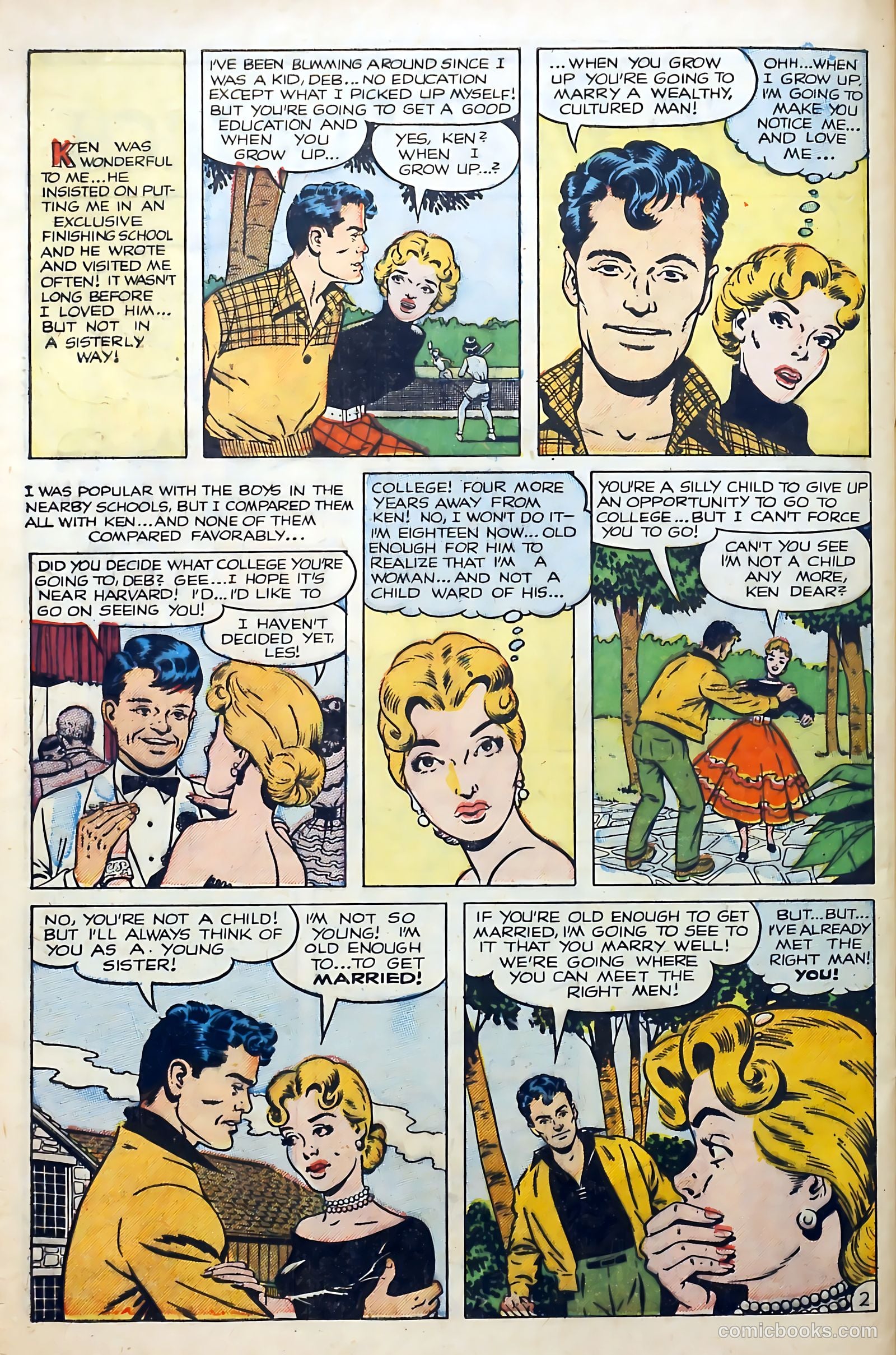 Boy Loves Girl #43 (1954) — page 28 of 37