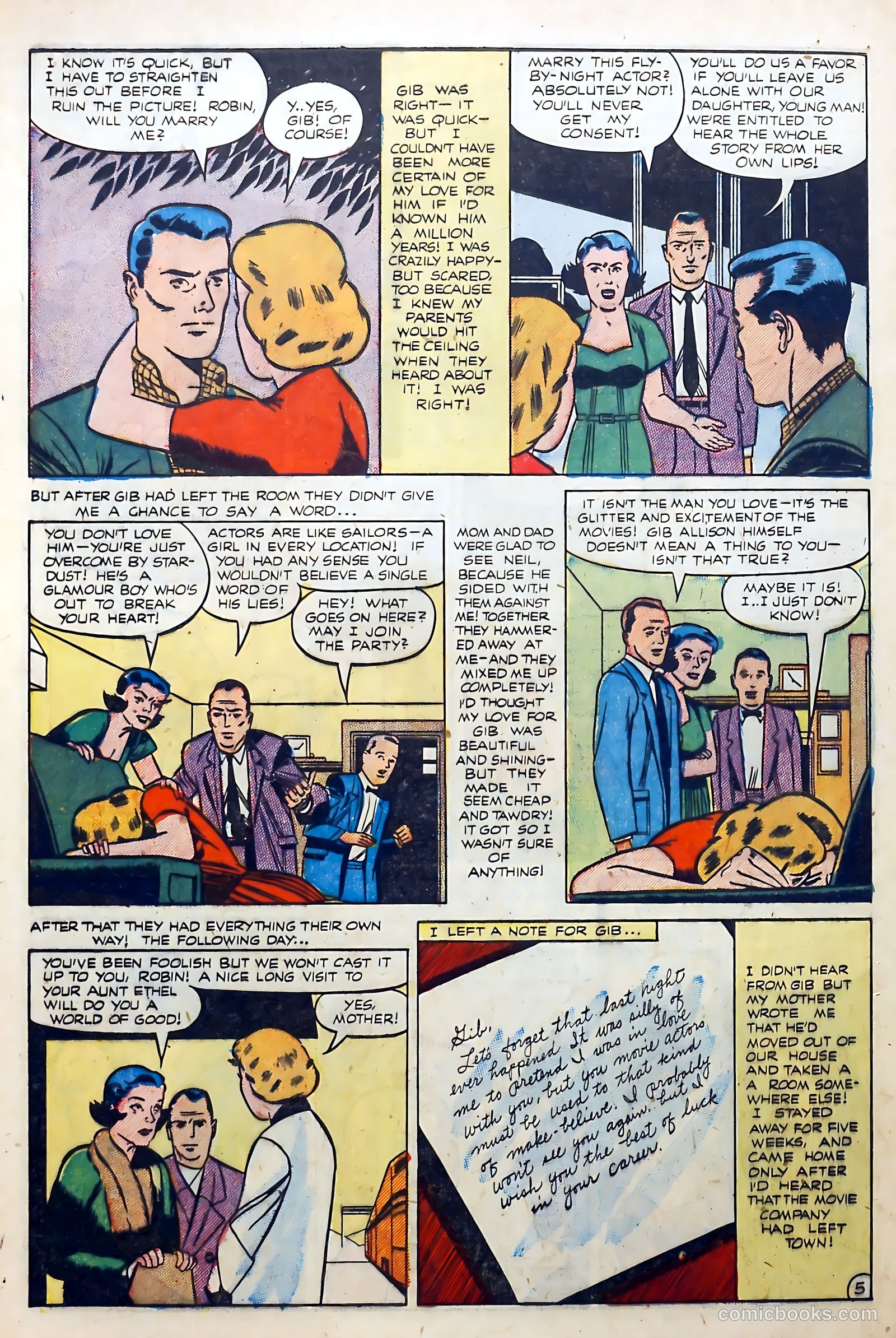 Boy Loves Girl #44 (1954) — page 32 of 37