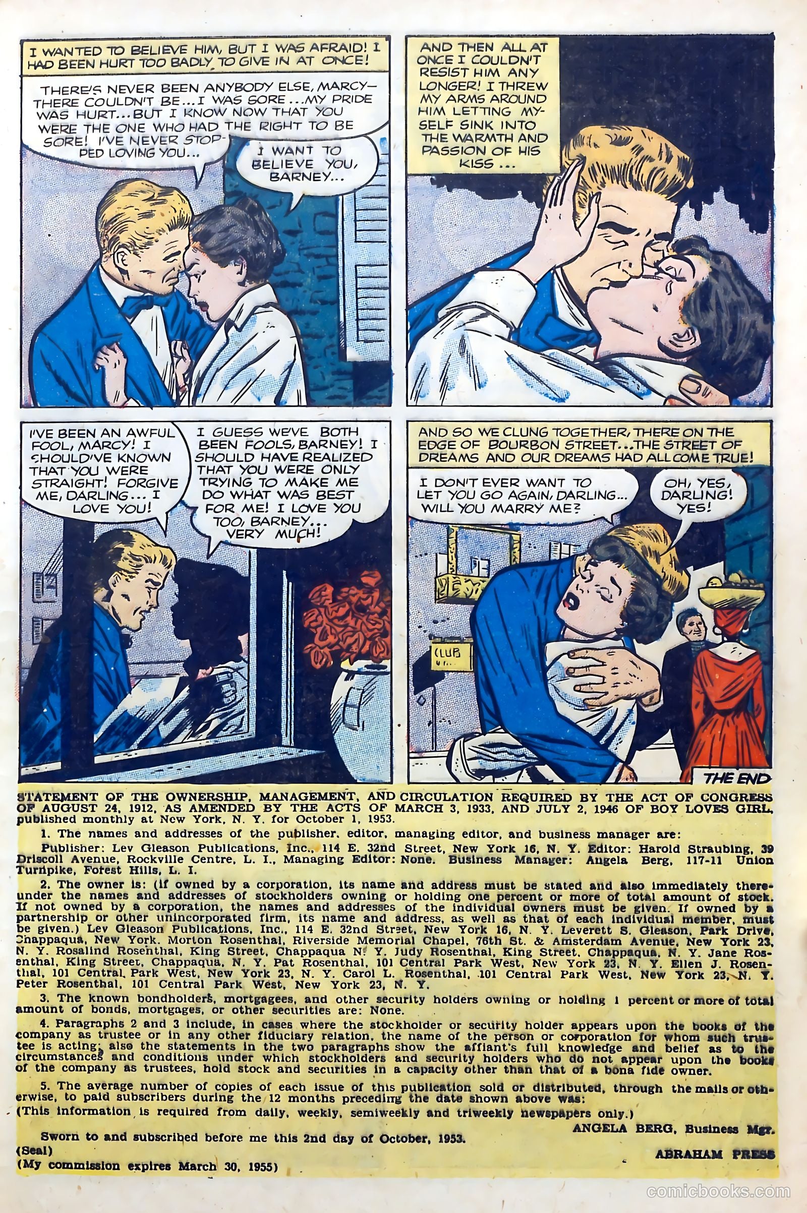 Boy Loves Girl #45 (1954) — page 9 of 37
