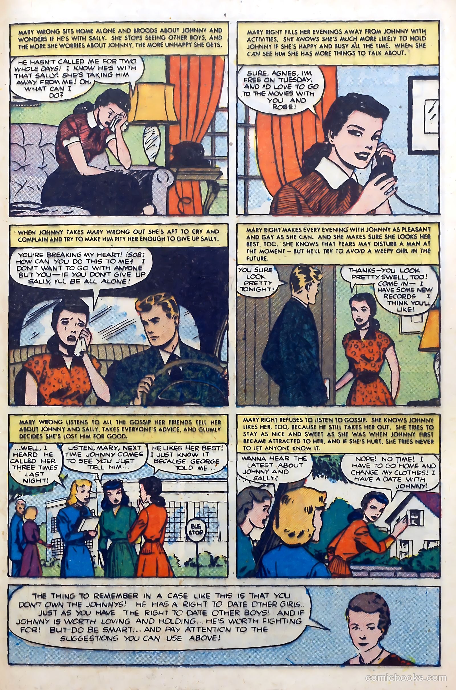 Boy Loves Girl #45 (1954) — page 25 of 37