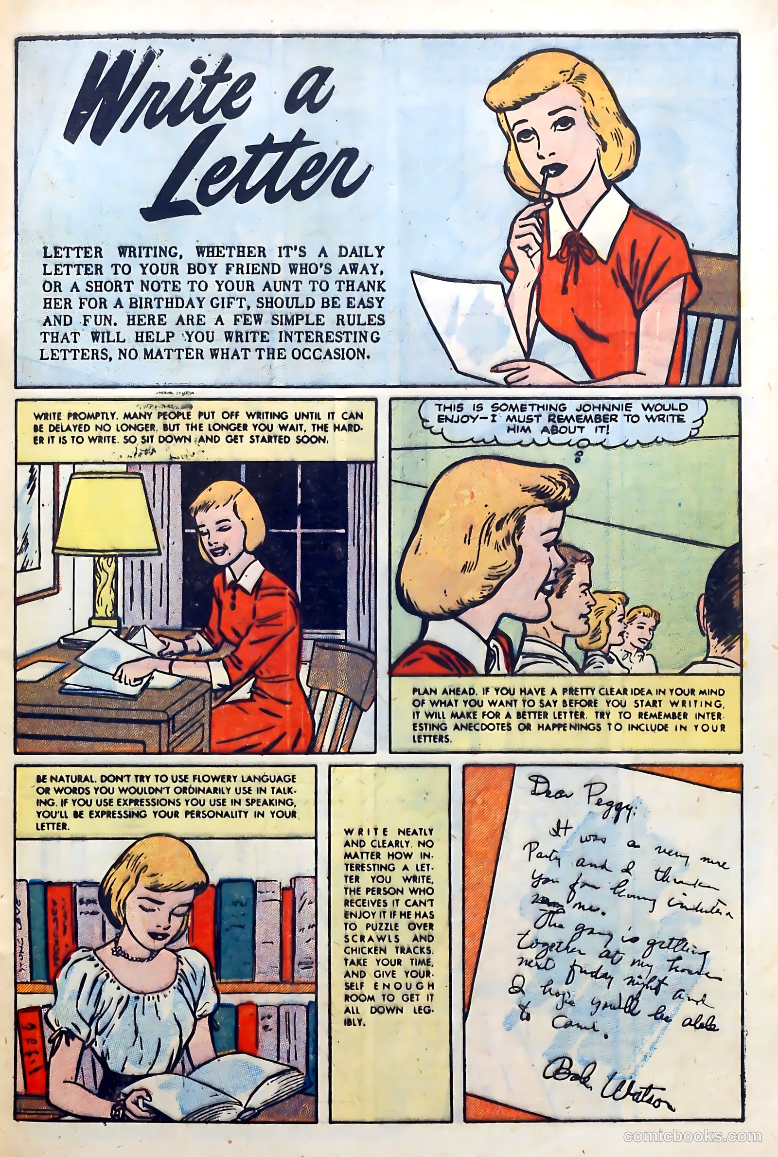 Boy Loves Girl #45 (1954) — page 33 of 37