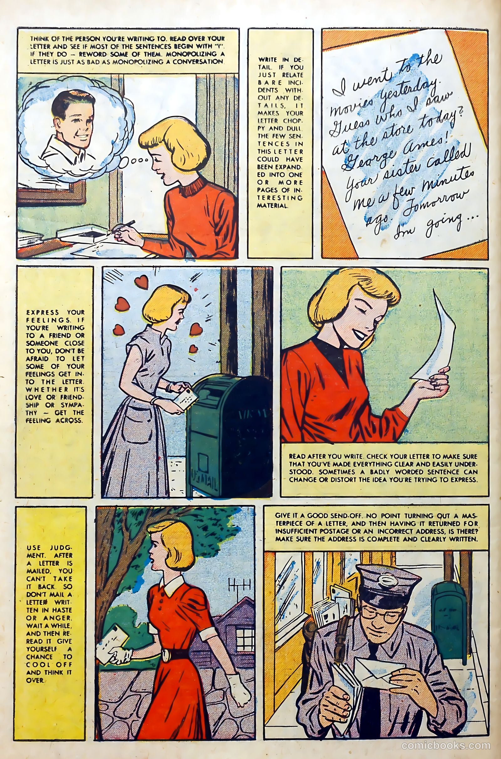 Boy Loves Girl #45 (1954) — page 34 of 37