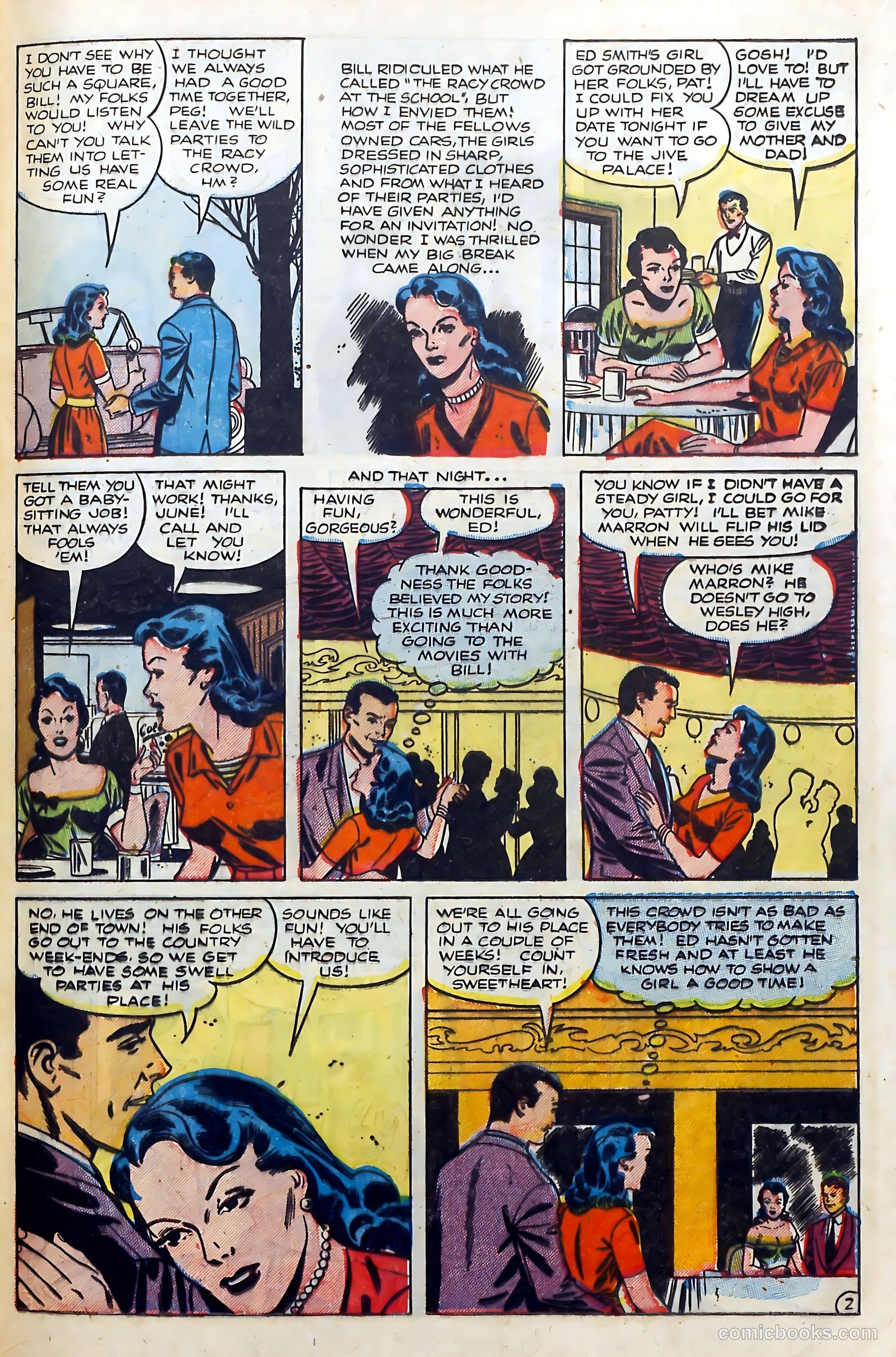 Boy Loves Girl #46 (1954) — page 21 of 37