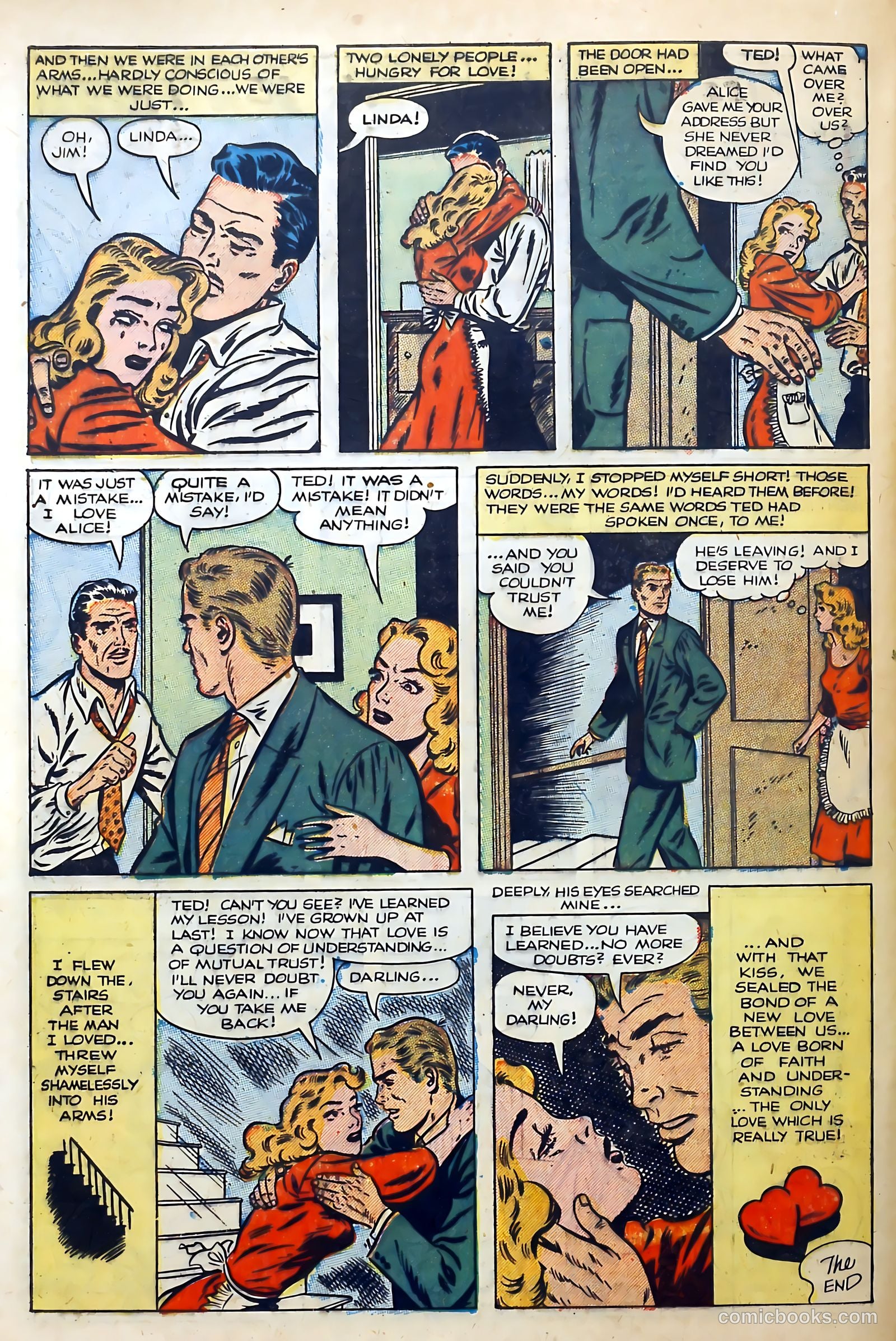 Boy Loves Girl #47 (1954) — page 32 of 37