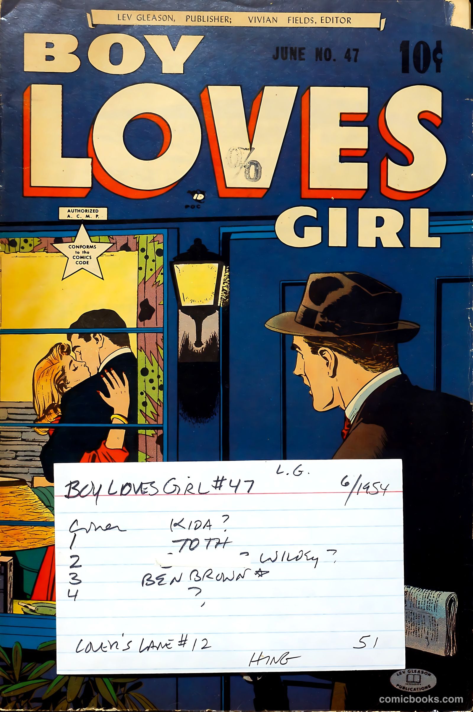 Boy Loves Girl #47 (1954) — page 37 of 37