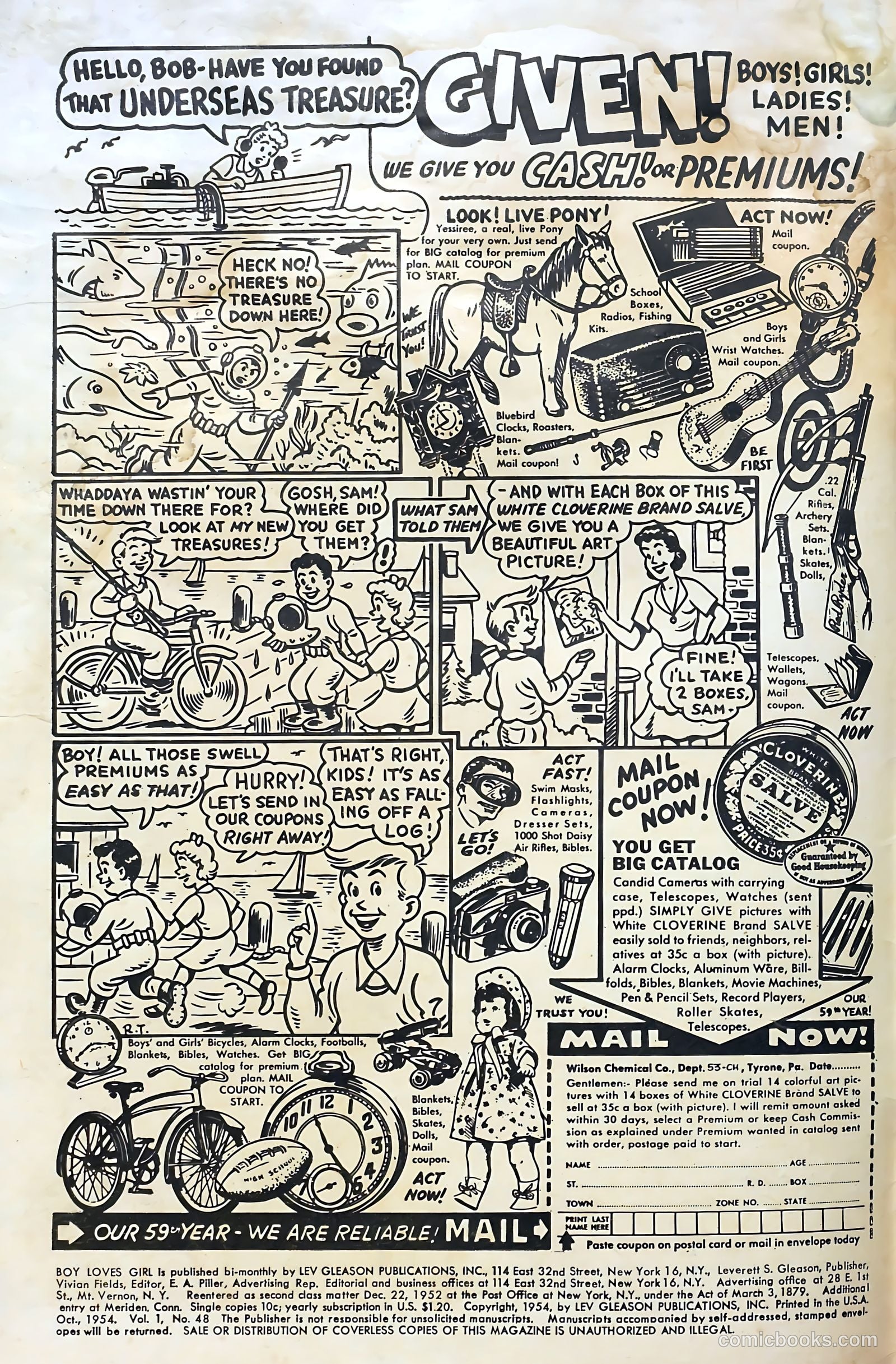 Boy Loves Girl #48 (1954) — page 2 of 36