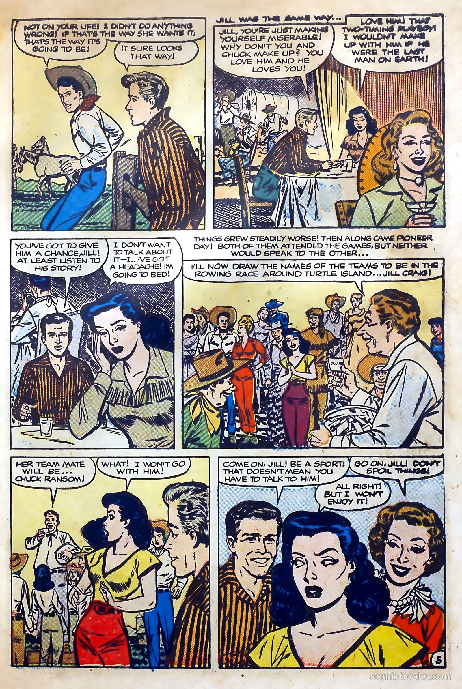 Boy Loves Girl #48 (1954) — page 7 of 36