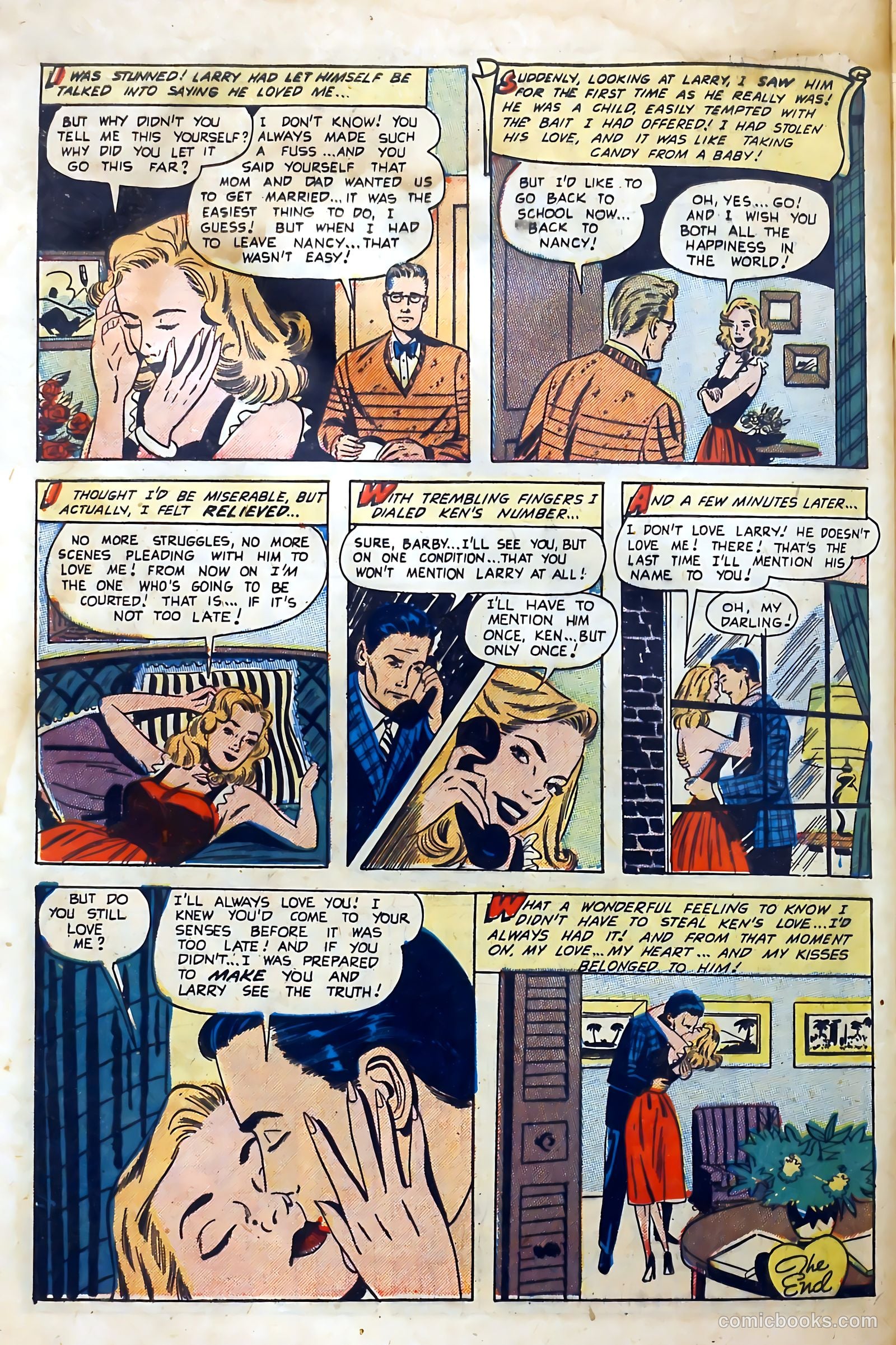Boy Loves Girl #48 (1954) — page 32 of 36