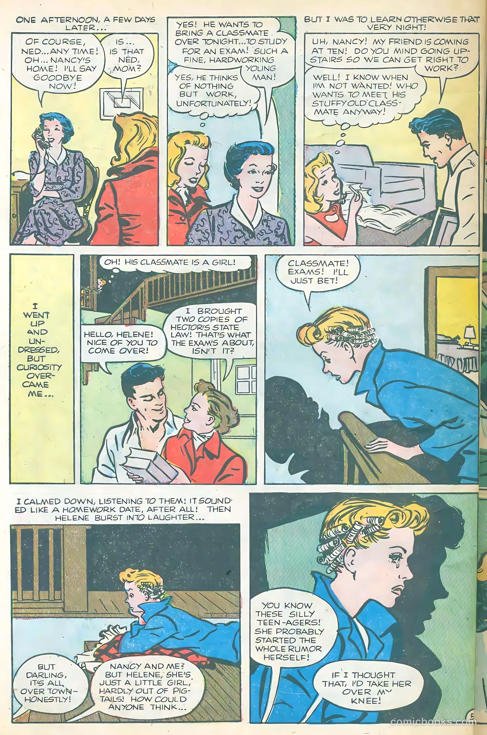 Boy Loves Girl #49 (1954) — page 30 of 36