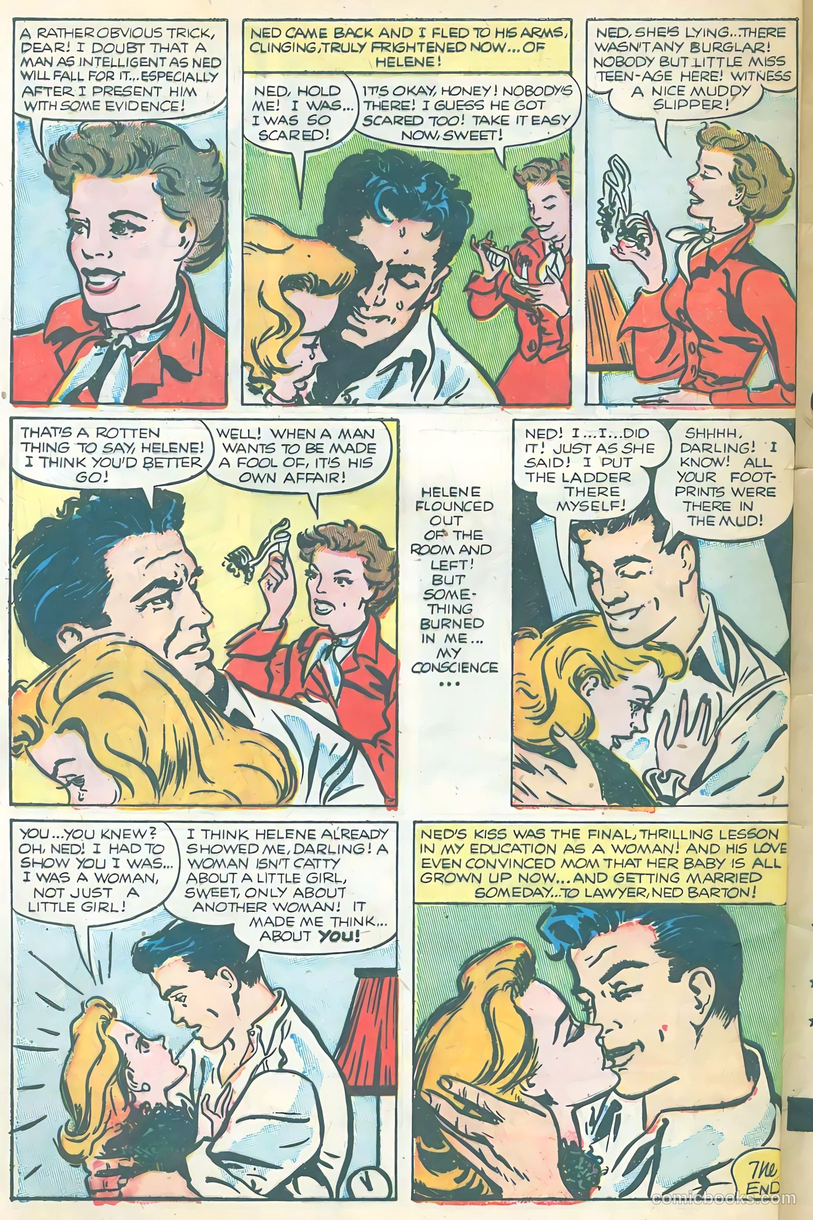 Boy Loves Girl #49 (1954) — page 32 of 36