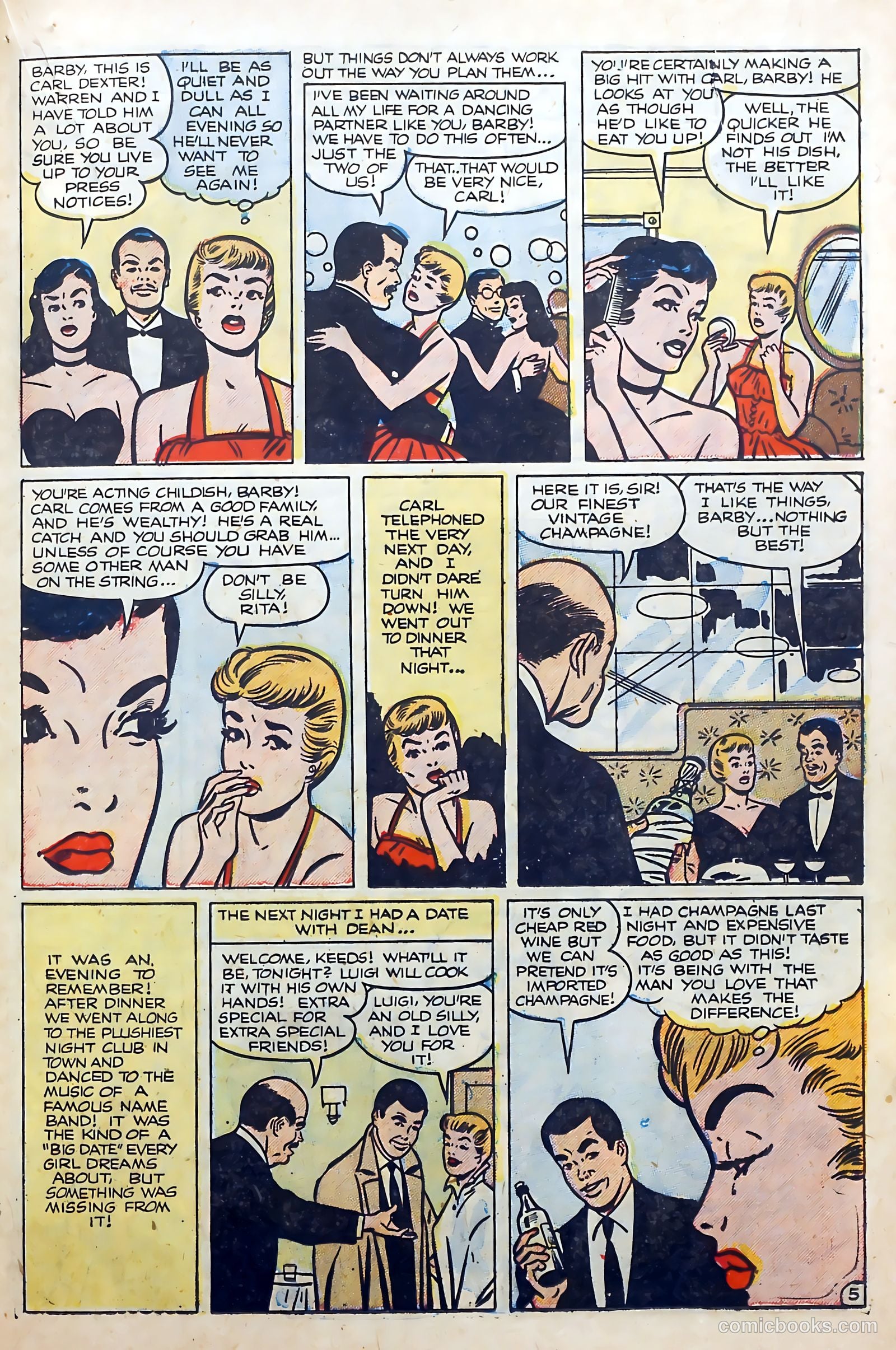 Boy Loves Girl #50 (1955) — page 23 of 36
