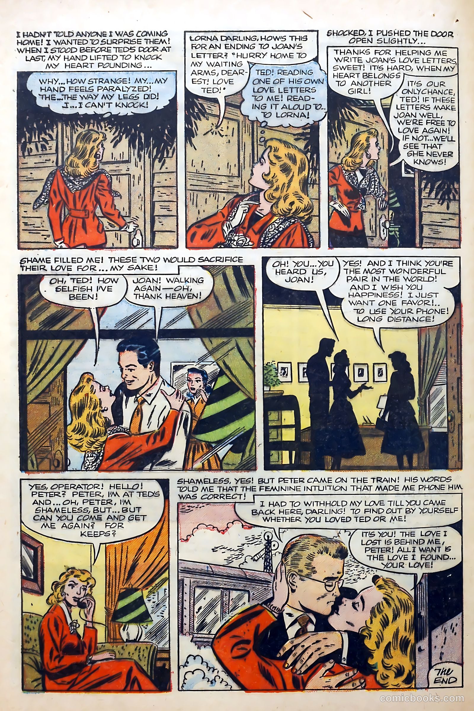 Boy Loves Girl #50 (1955) — page 32 of 36