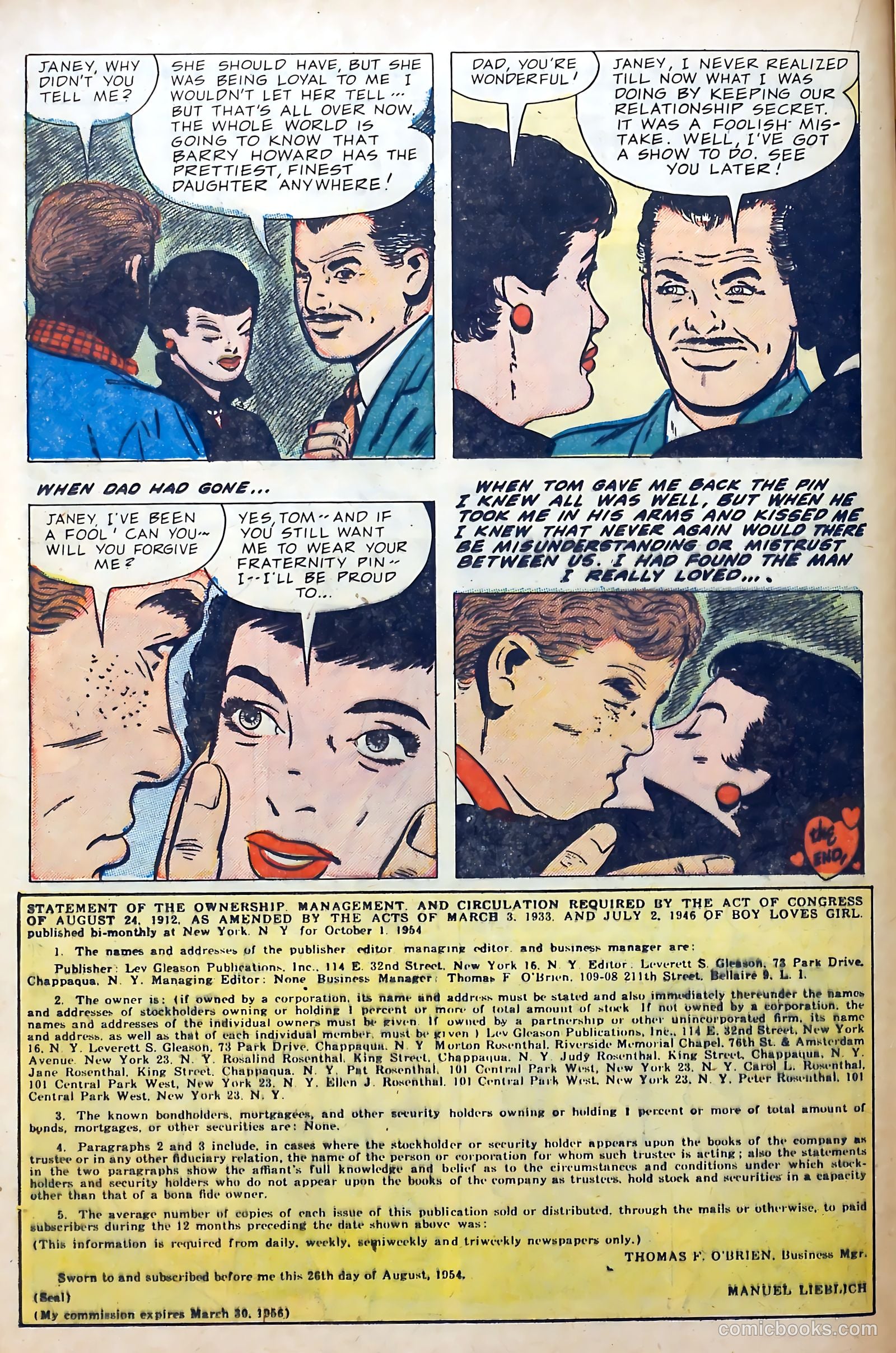 Boy Loves Girl #51 (1955) — page 16 of 36