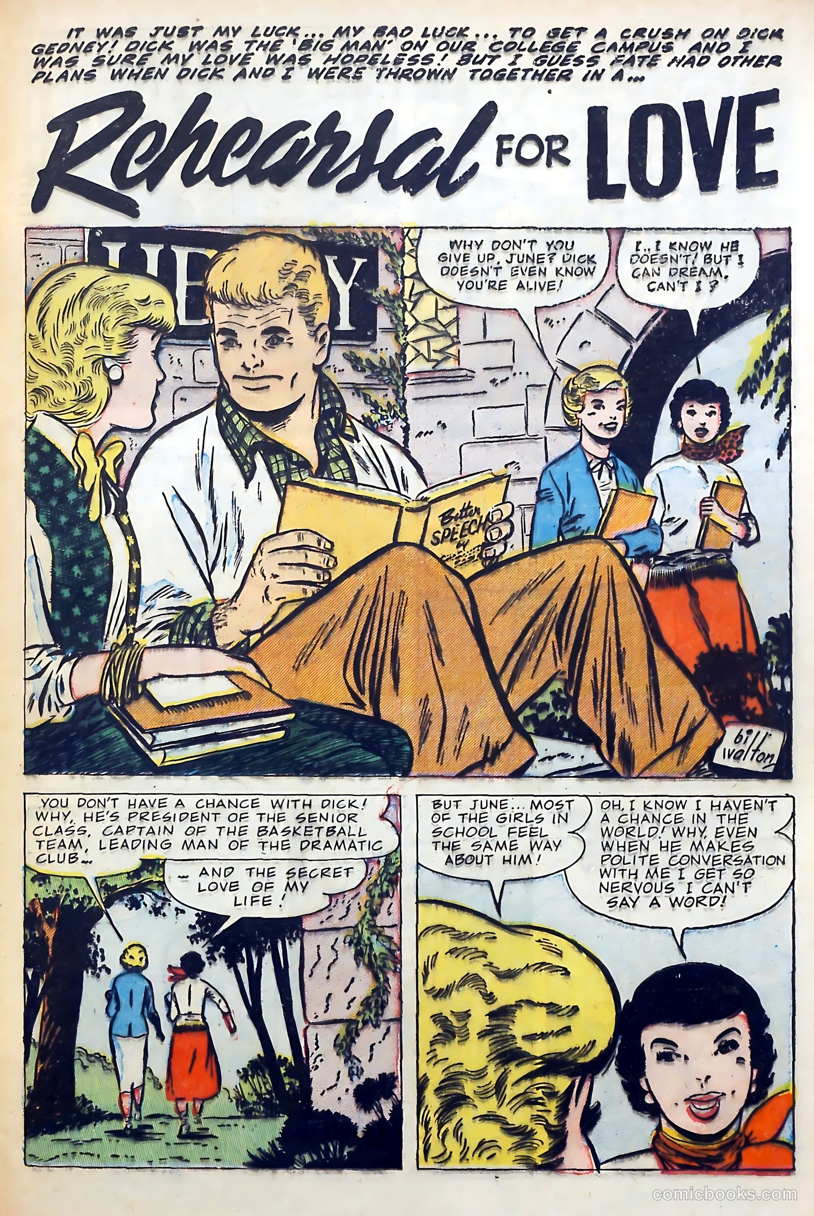 Boy Loves Girl #52 (1955) — page 21 of 36