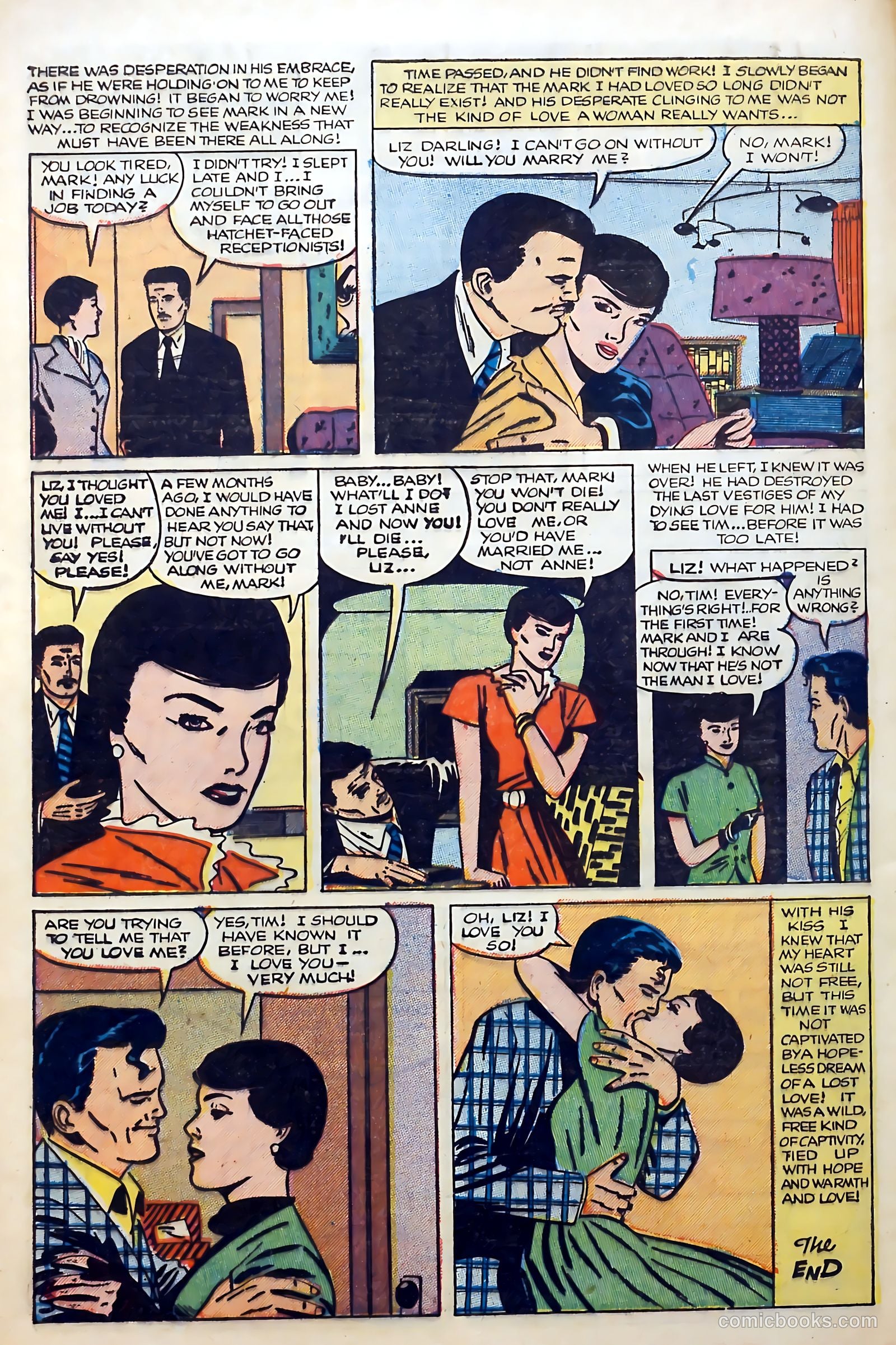 Boy Loves Girl #53 (1955) — page 32 of 36