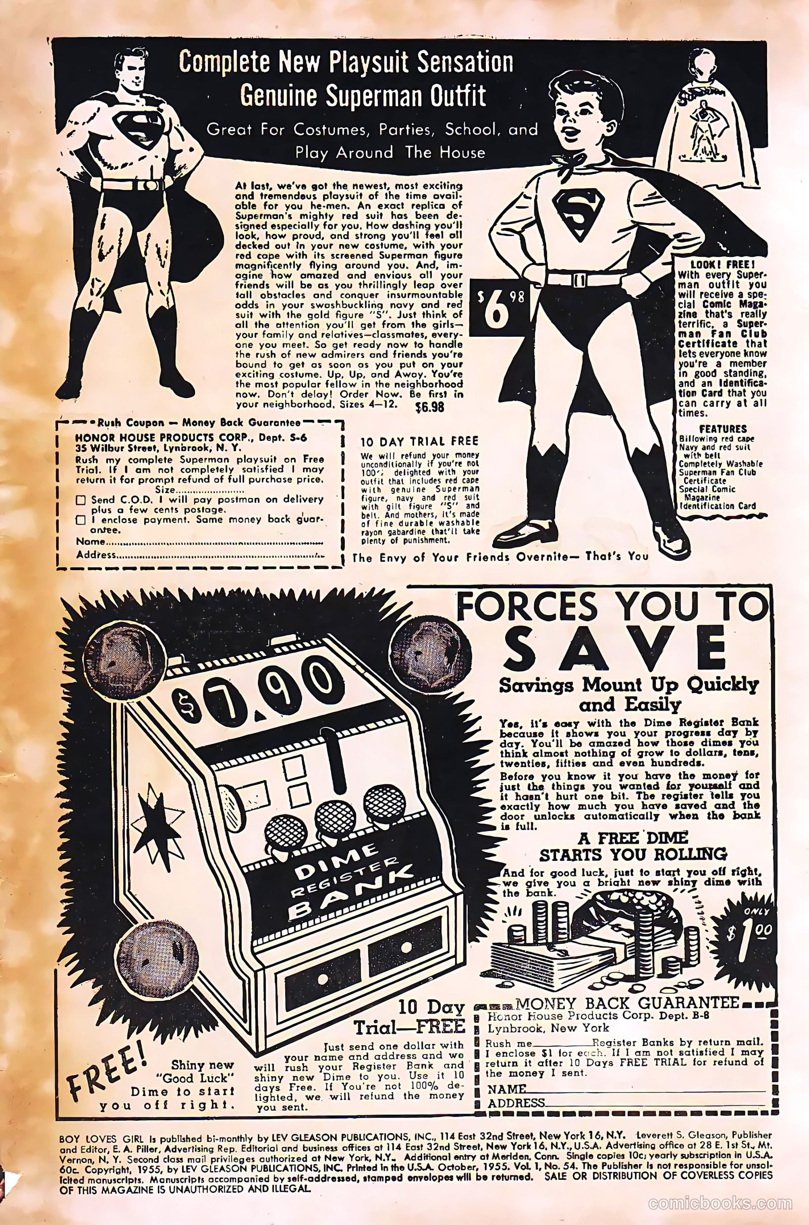 Boy Loves Girl #54 (1955) — page 2 of 36