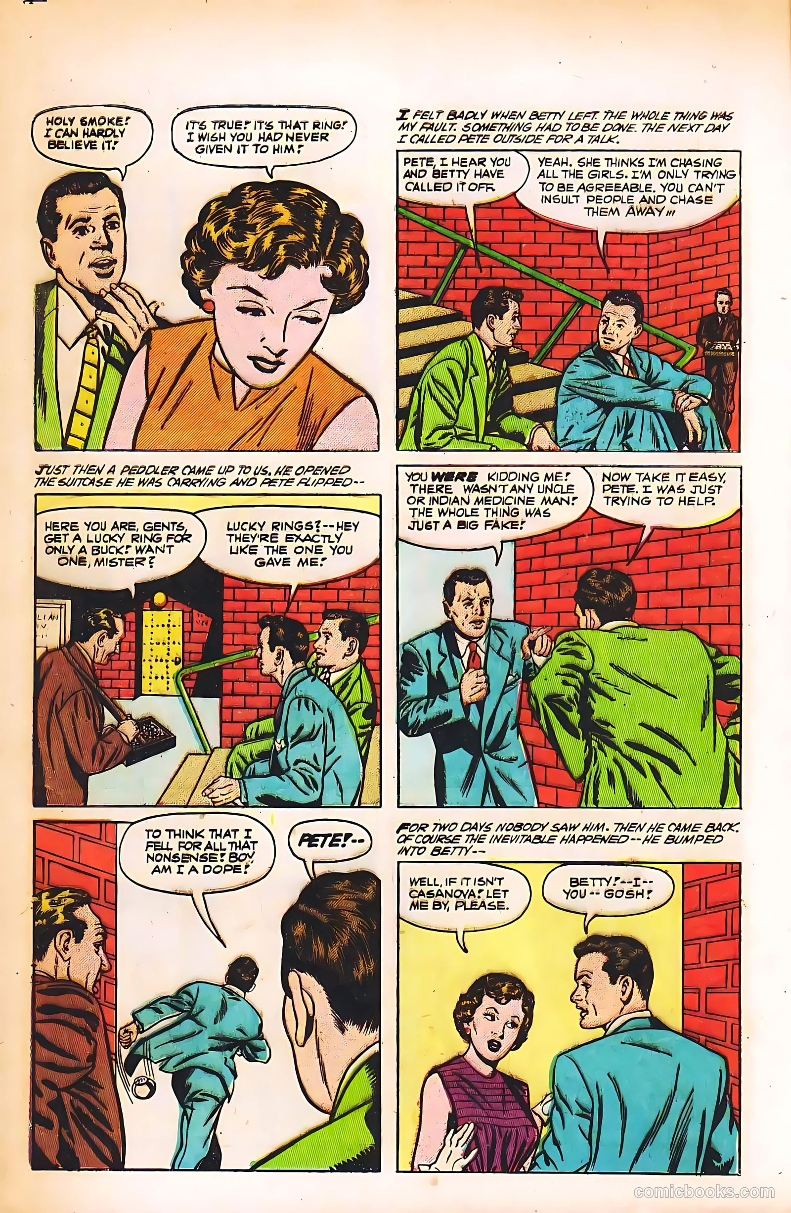 Boy Loves Girl #54 (1955) — page 8 of 36