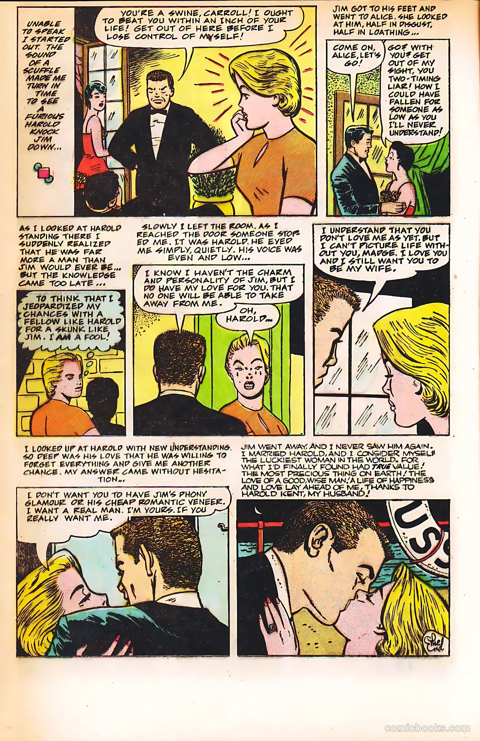 Boy Loves Girl #54 (1955) — page 16 of 36