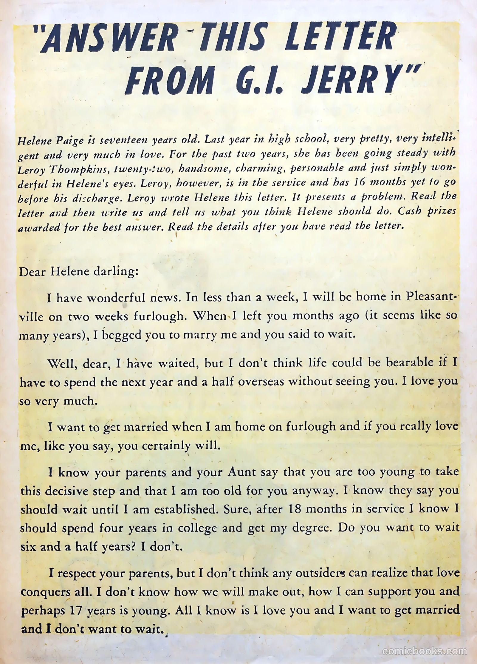 Boy Loves Girl #56 (1956) — page 23 of 36