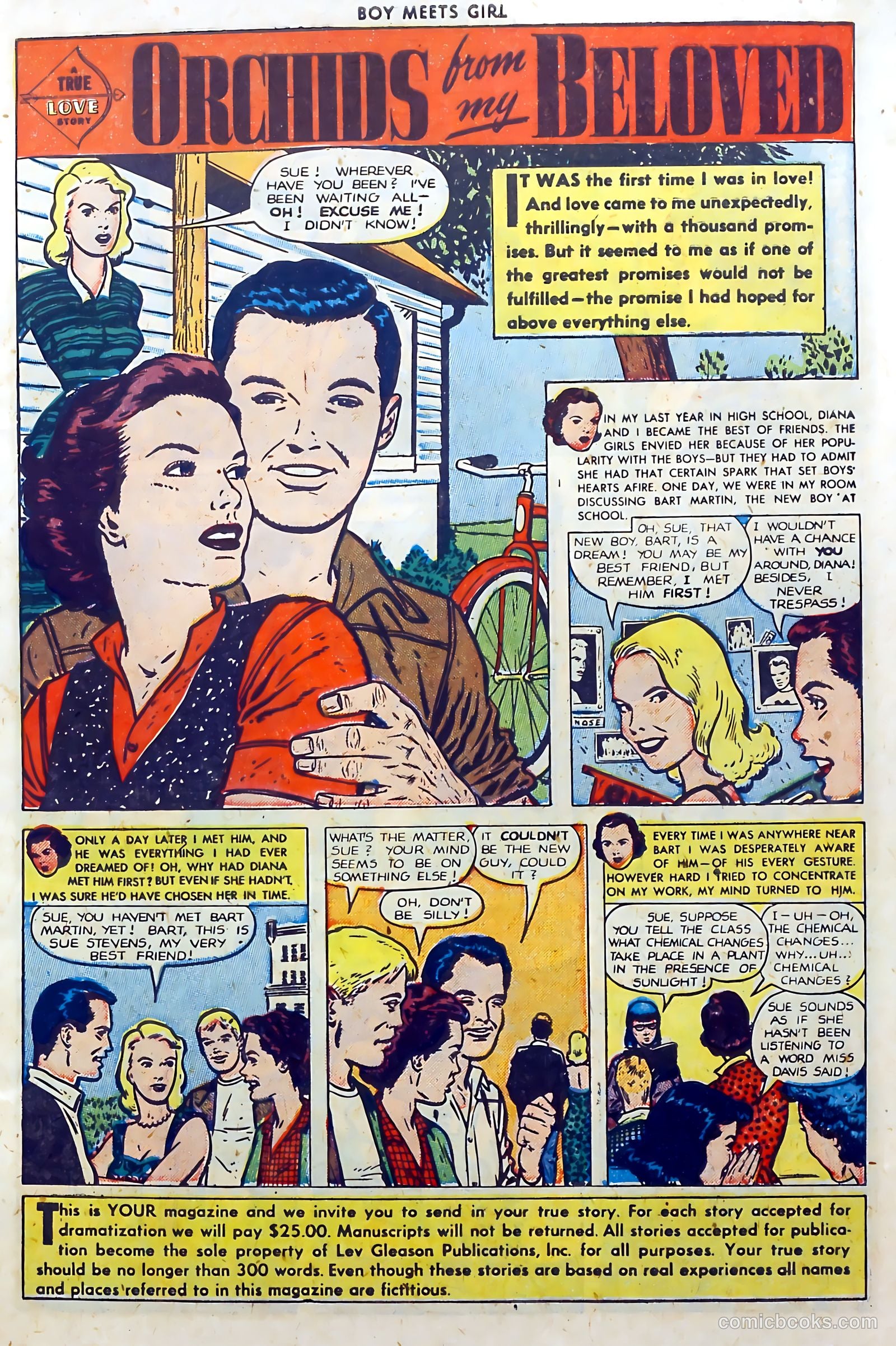 Boy Meets Girl #1 (1950) — page 3 of 53