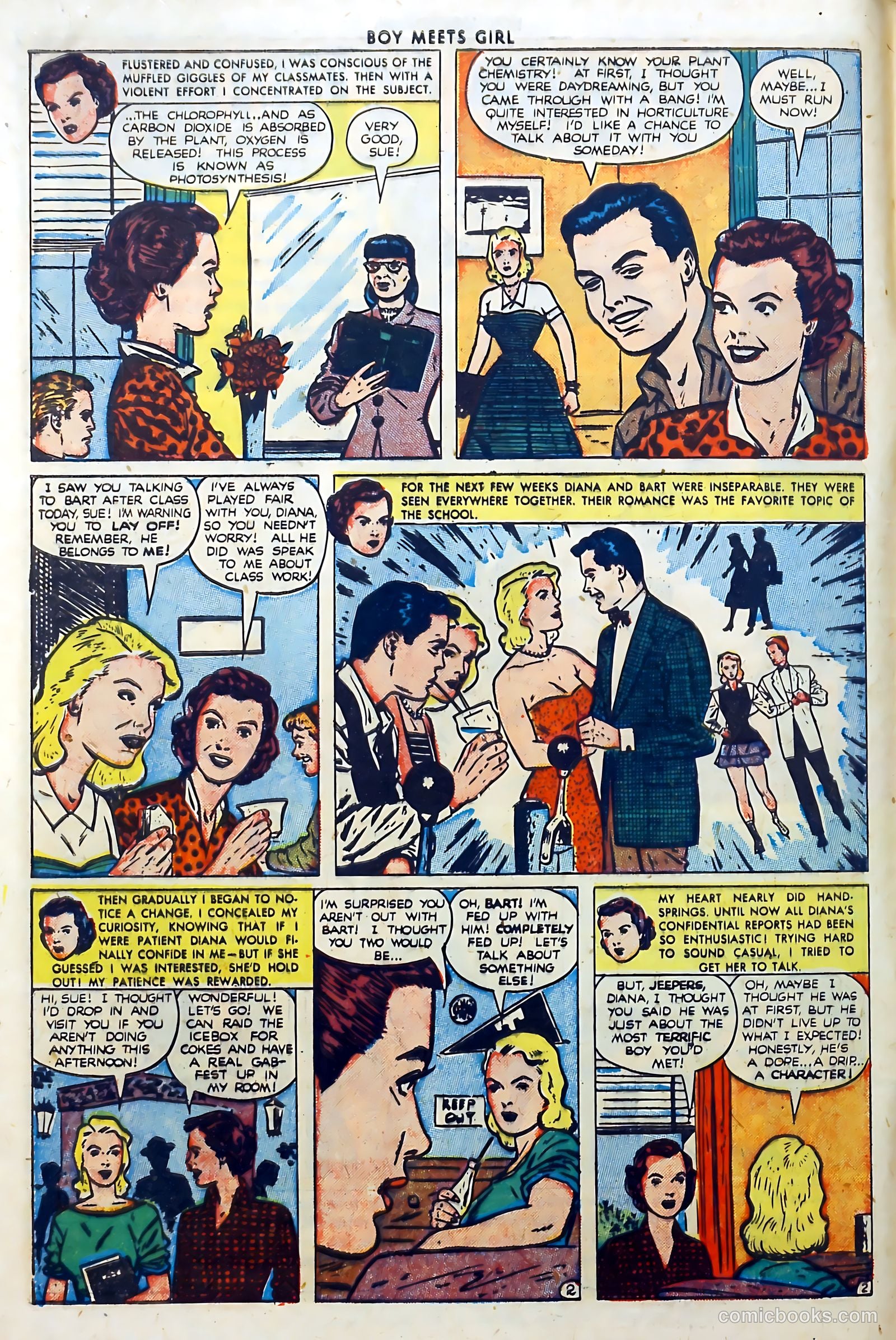 Boy Meets Girl #1 (1950) — page 4 of 53