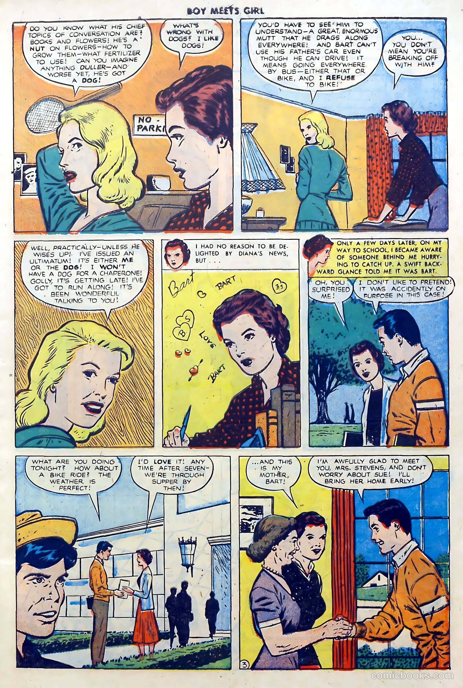 Boy Meets Girl #1 (1950) — page 5 of 53