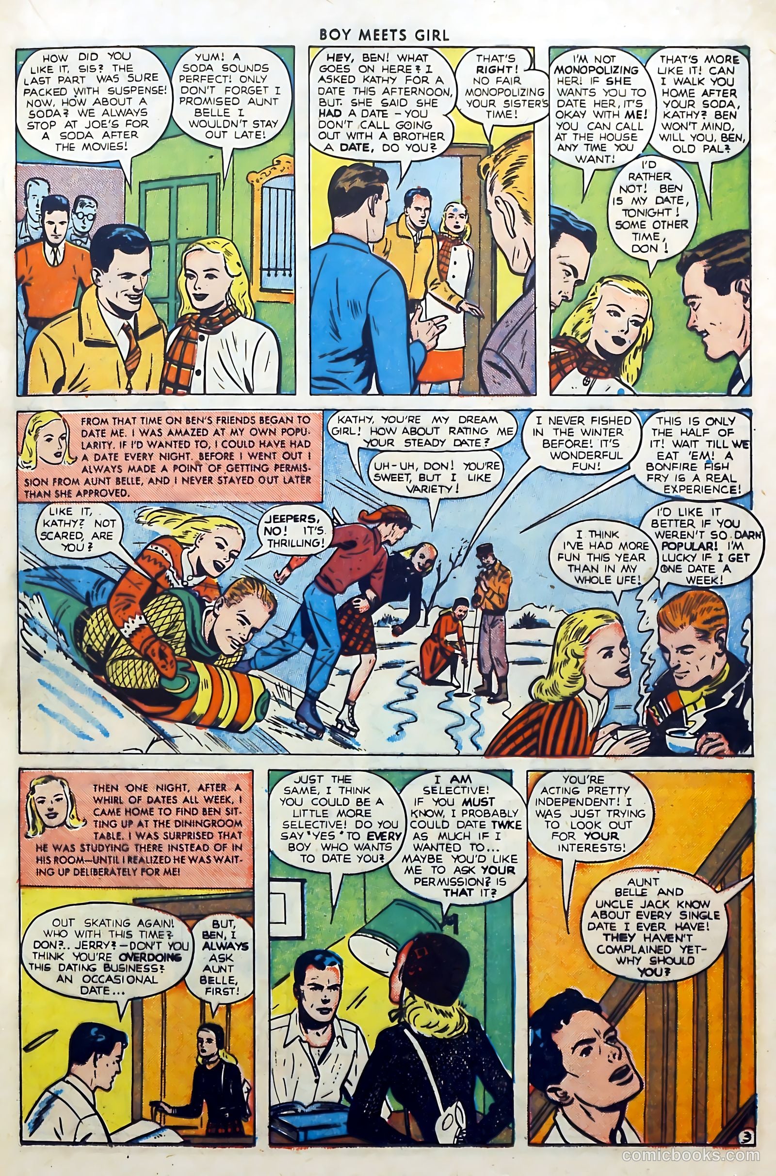 Boy Meets Girl #1 (1950) — page 33 of 53