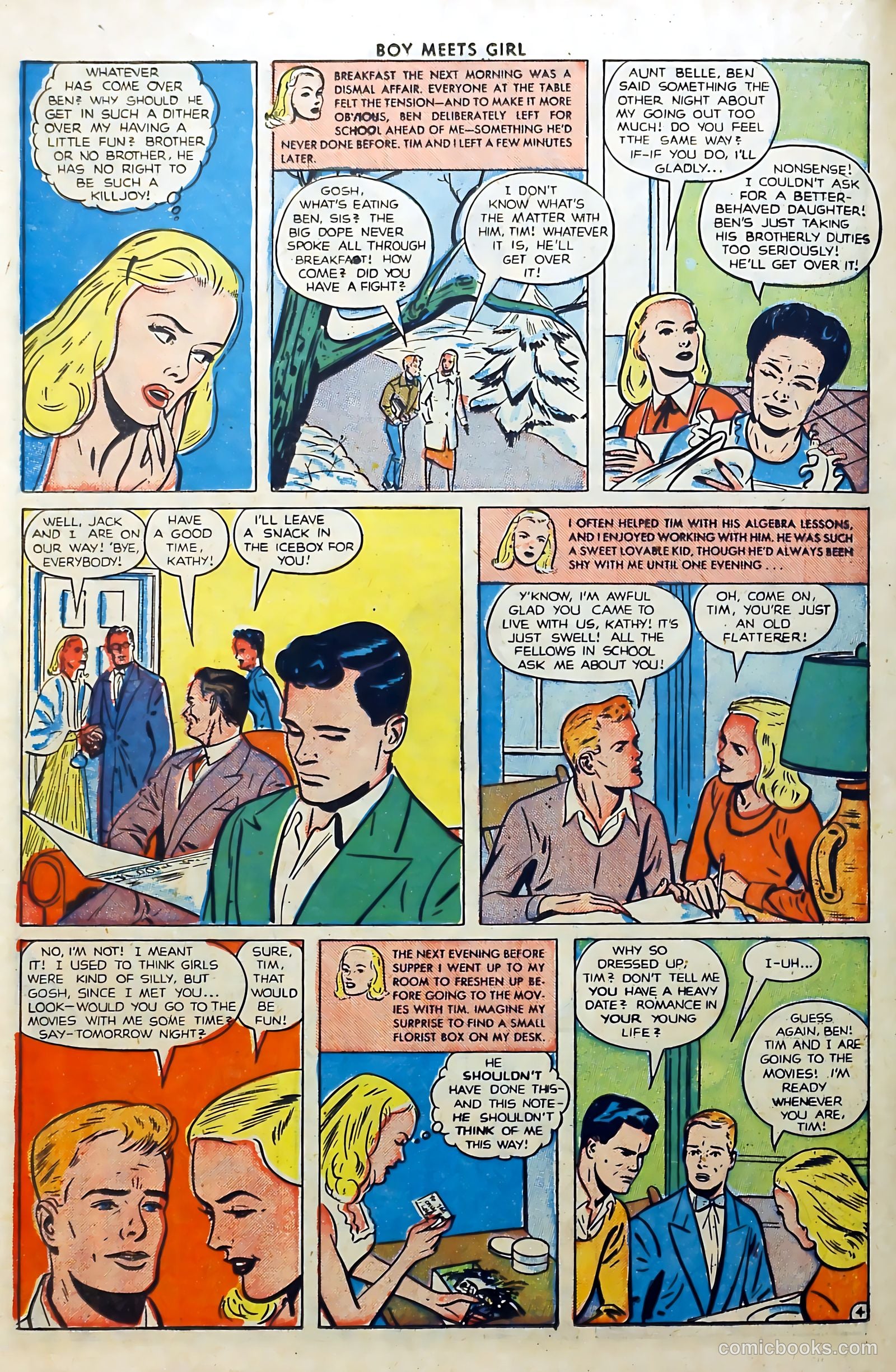 Boy Meets Girl #1 (1950) — page 34 of 53