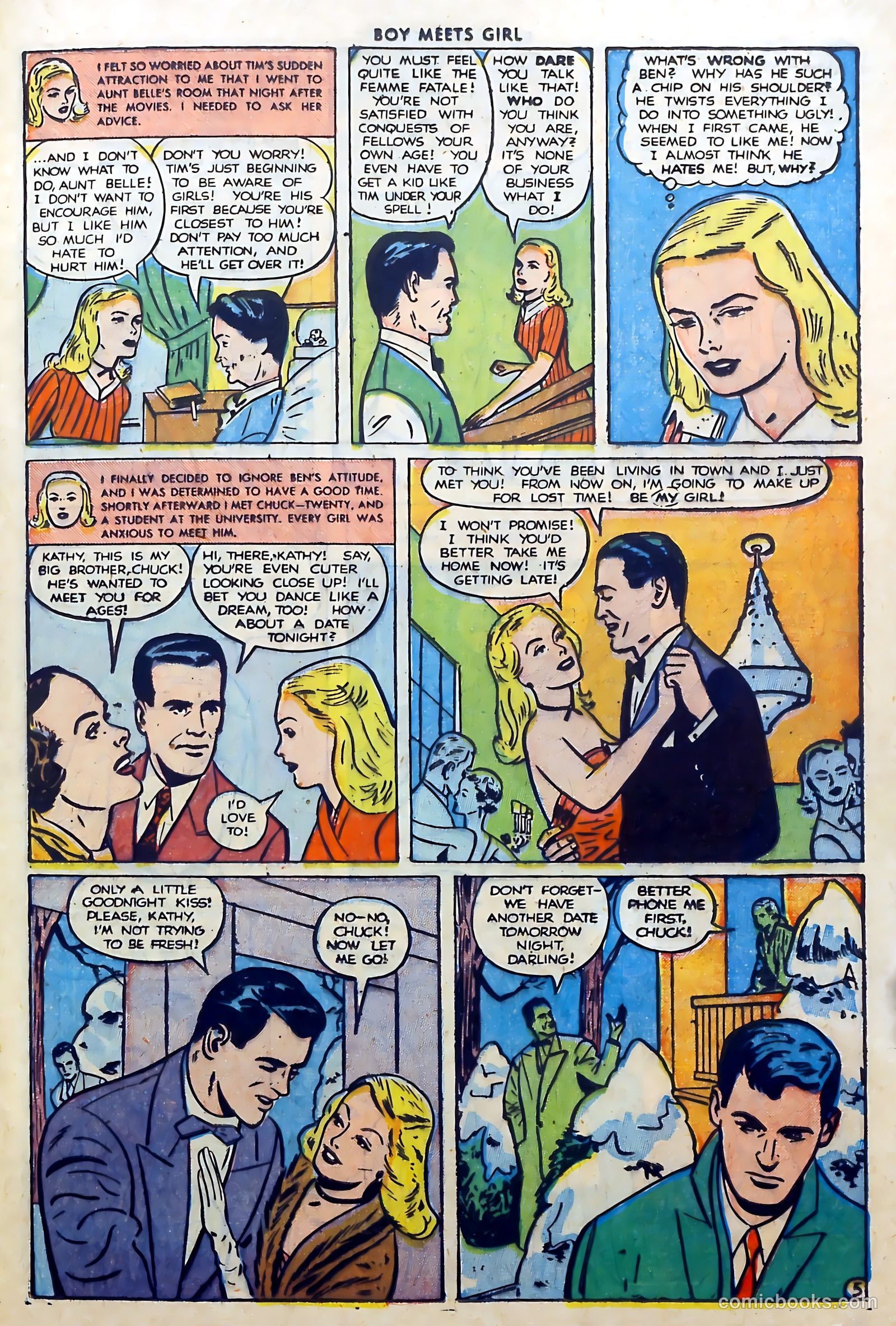 Boy Meets Girl #1 (1950) — page 35 of 53