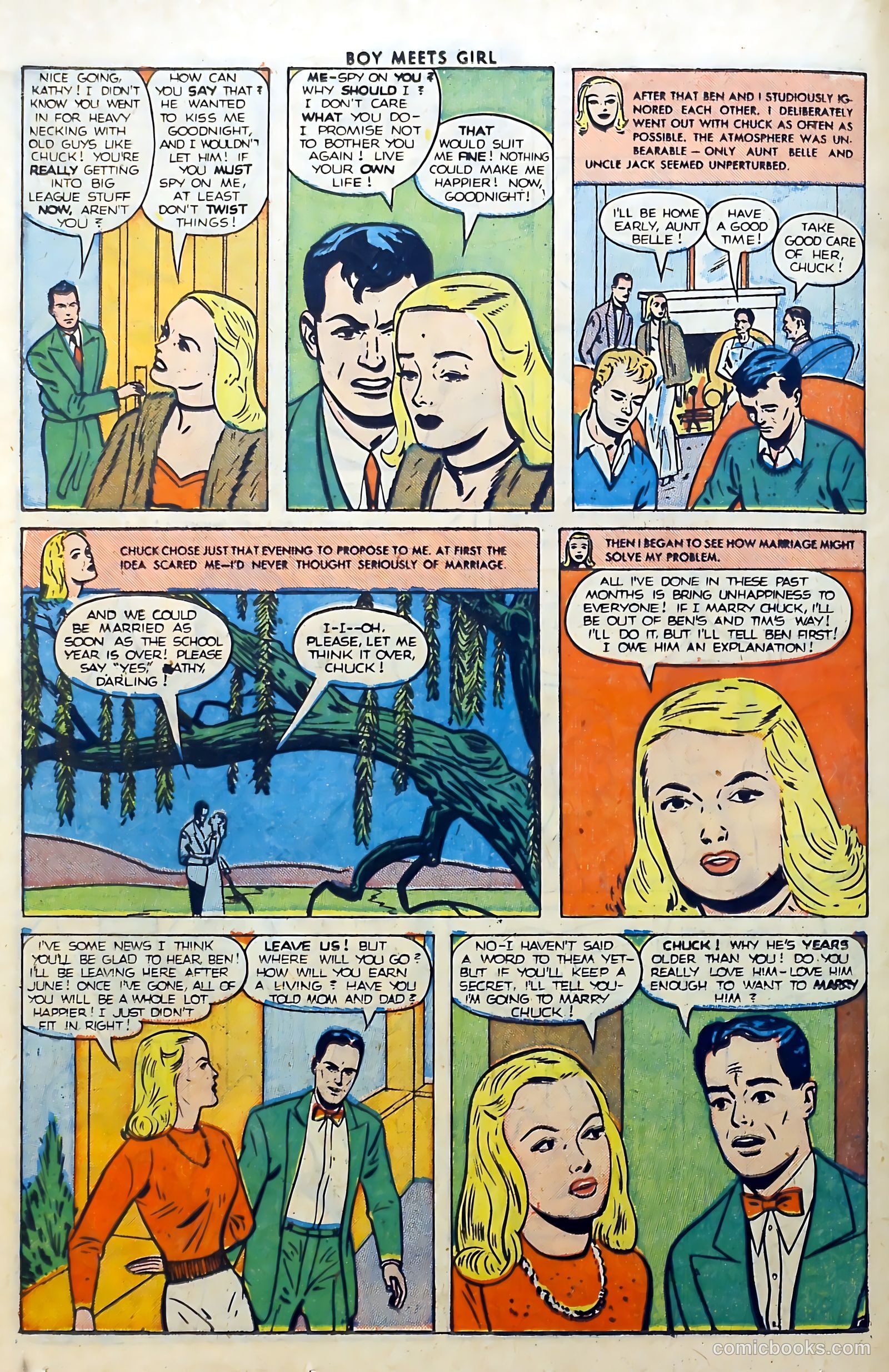Boy Meets Girl #1 (1950) — page 36 of 53