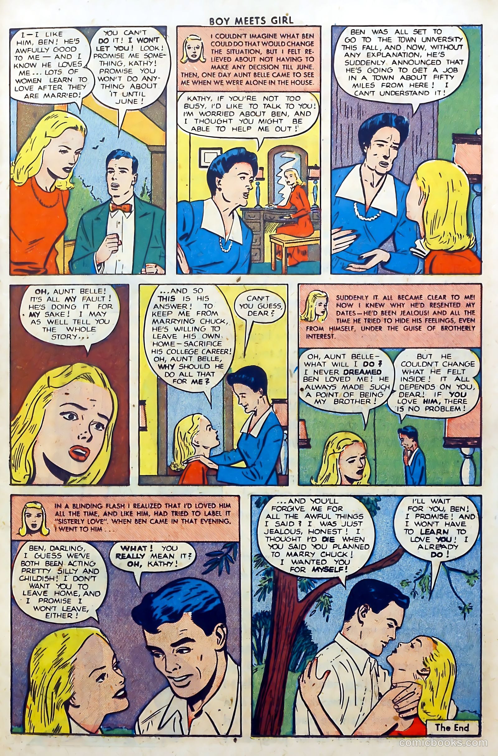 Boy Meets Girl #1 (1950) — page 37 of 53